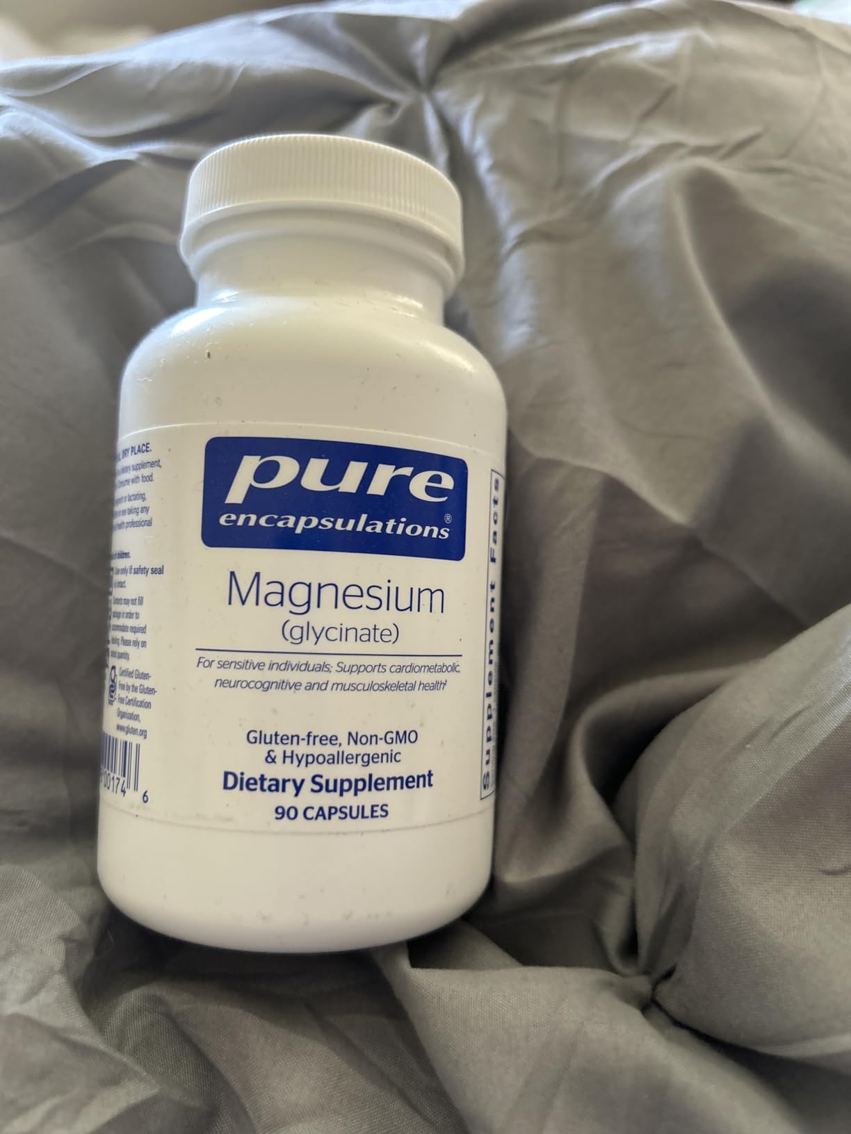Pure Encapsulations Magnesium (Glycinate) - Supplement to Support Stress Relief, Sleep, Heart Health, Nerves, Muscles, and Metabolism - with Magnesium Glycinate - 90 Capsules customer photo 2