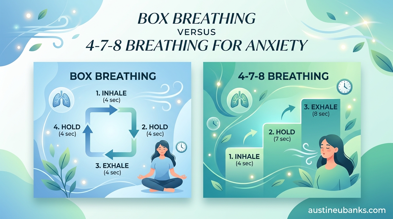 Box Breathing Versus 4-7-8 Breathing for Anxiety