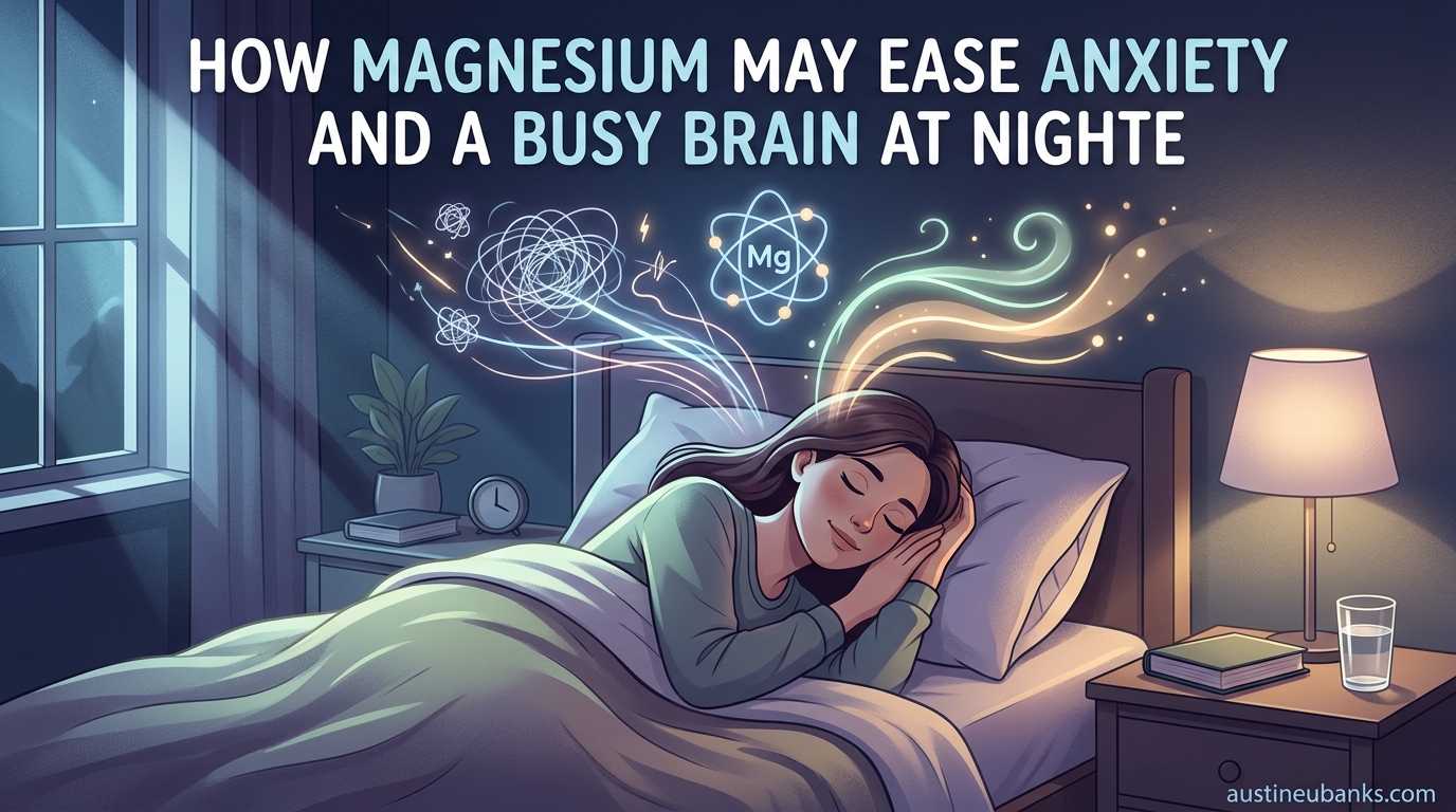 How Magnesium May Ease Anxiety and a Busy Brain at Night