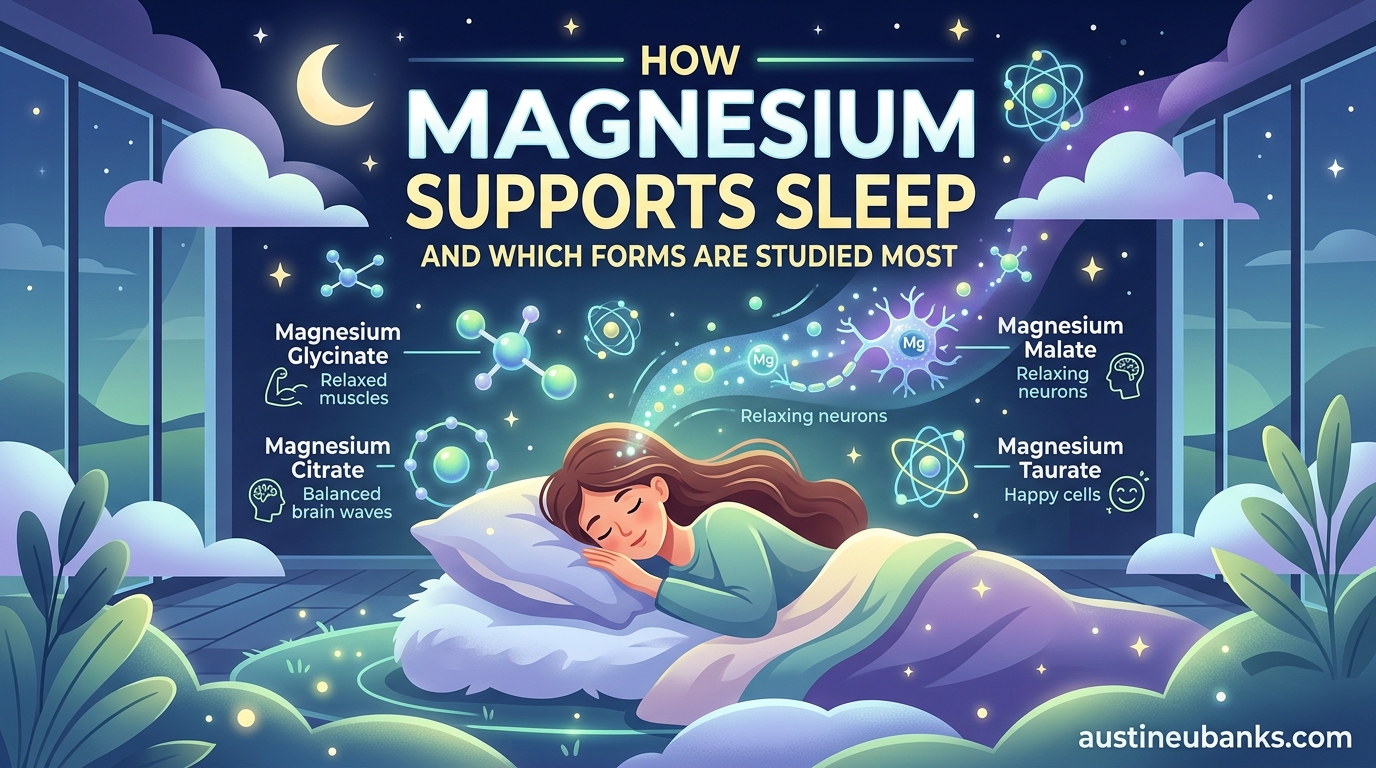 How Magnesium Supports Sleep and Which Forms Are Studied Most