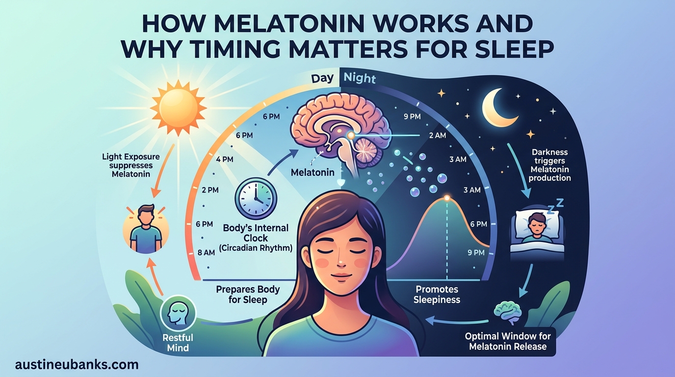 How Melatonin Works and Why Timing Matters for Sleep