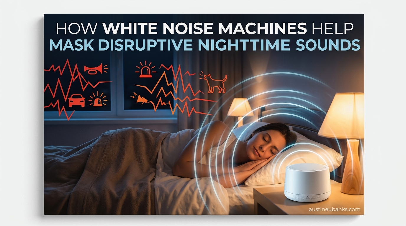 How White Noise Machines Help Mask Disruptive Nighttime Sounds