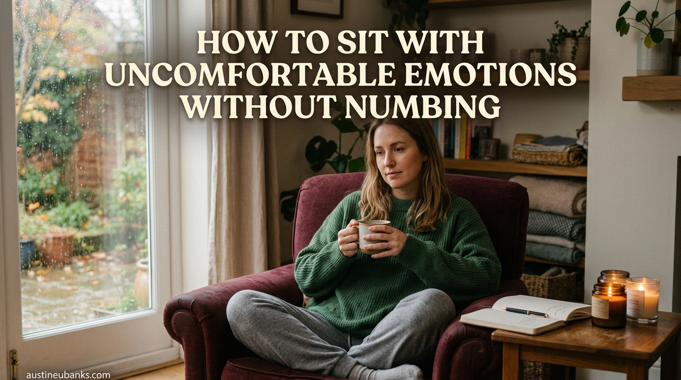 How to Sit With Uncomfortable Emotions Without Numbing