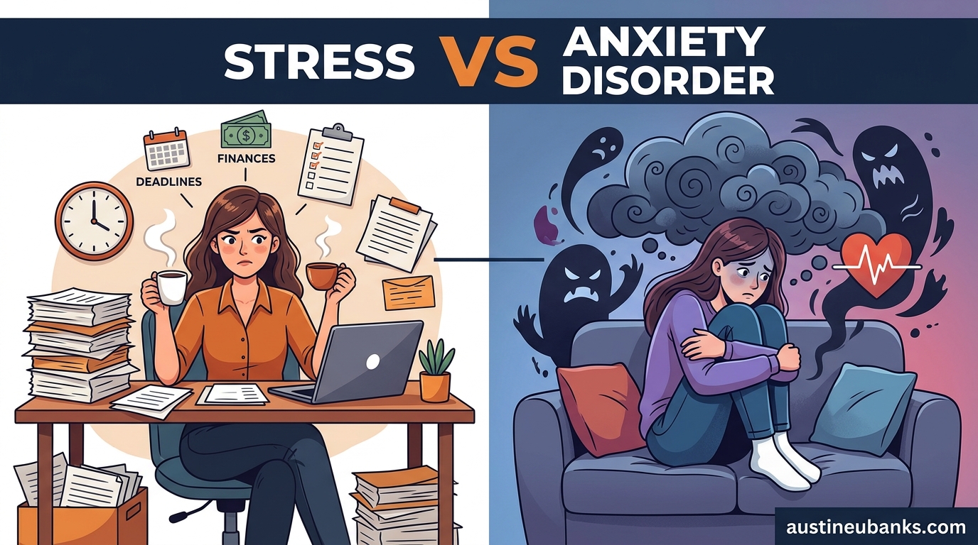 Stress vs Anxiety Disorder