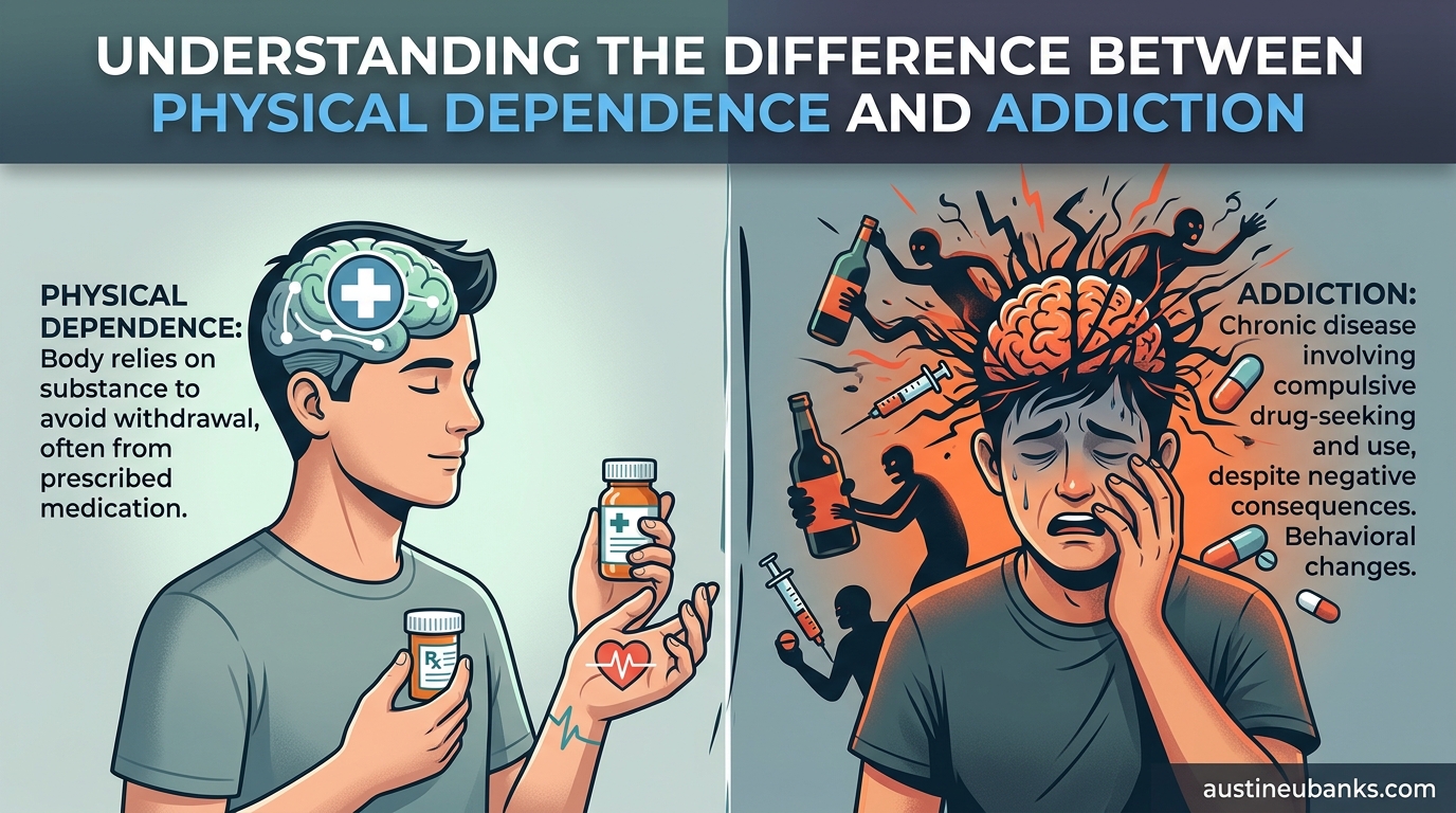 Understanding the Difference Between Physical Dependence and Addiction