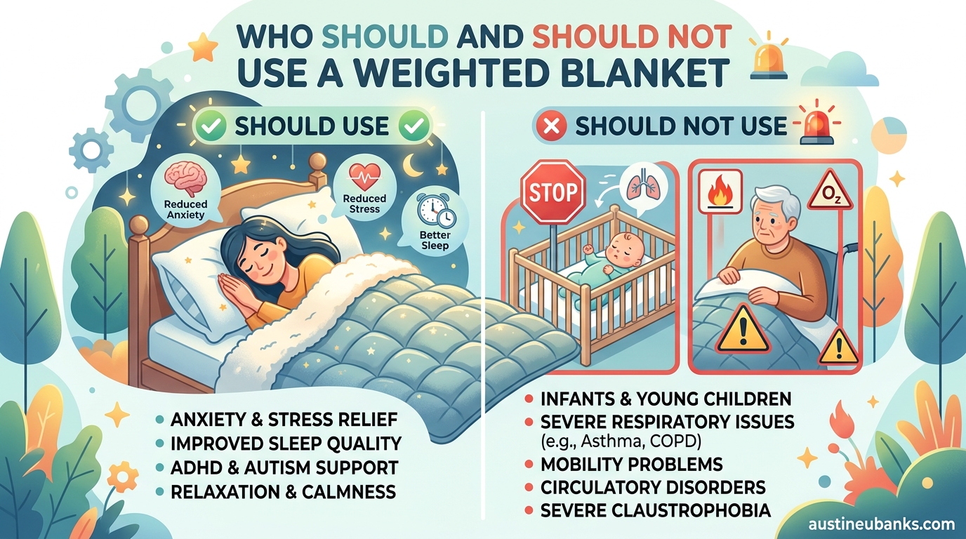 Who Should and Should Not Use a Weighted Blanket