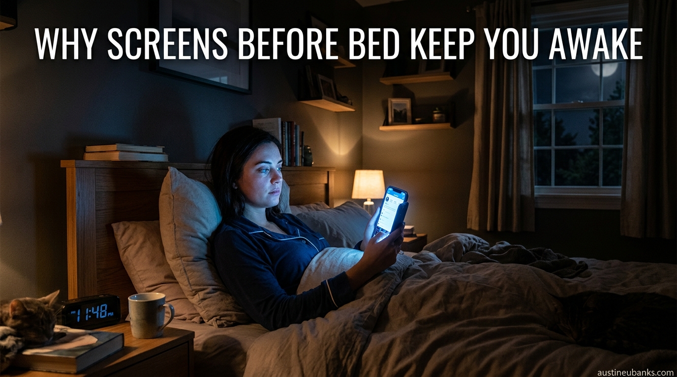Why Screens Before Bed Keep You Awake