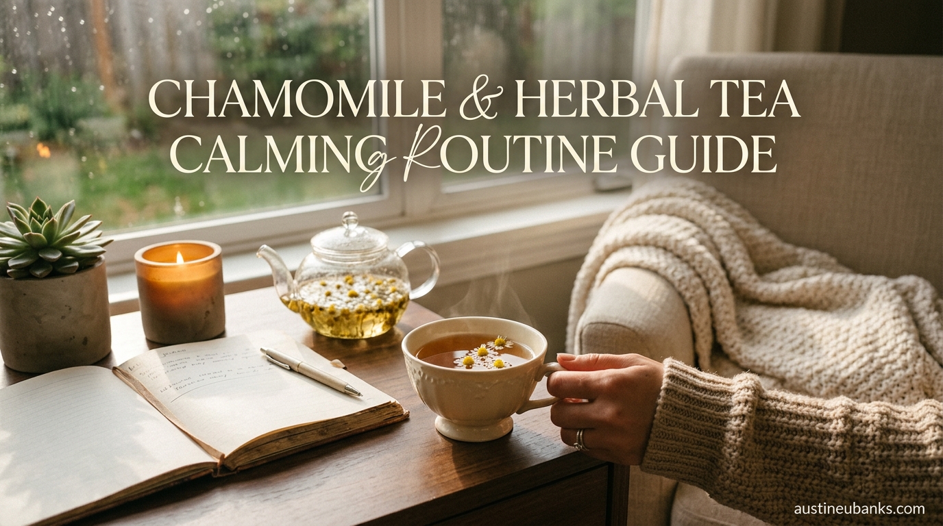 Chamomile & Herbal Tea Calming Routine Guide