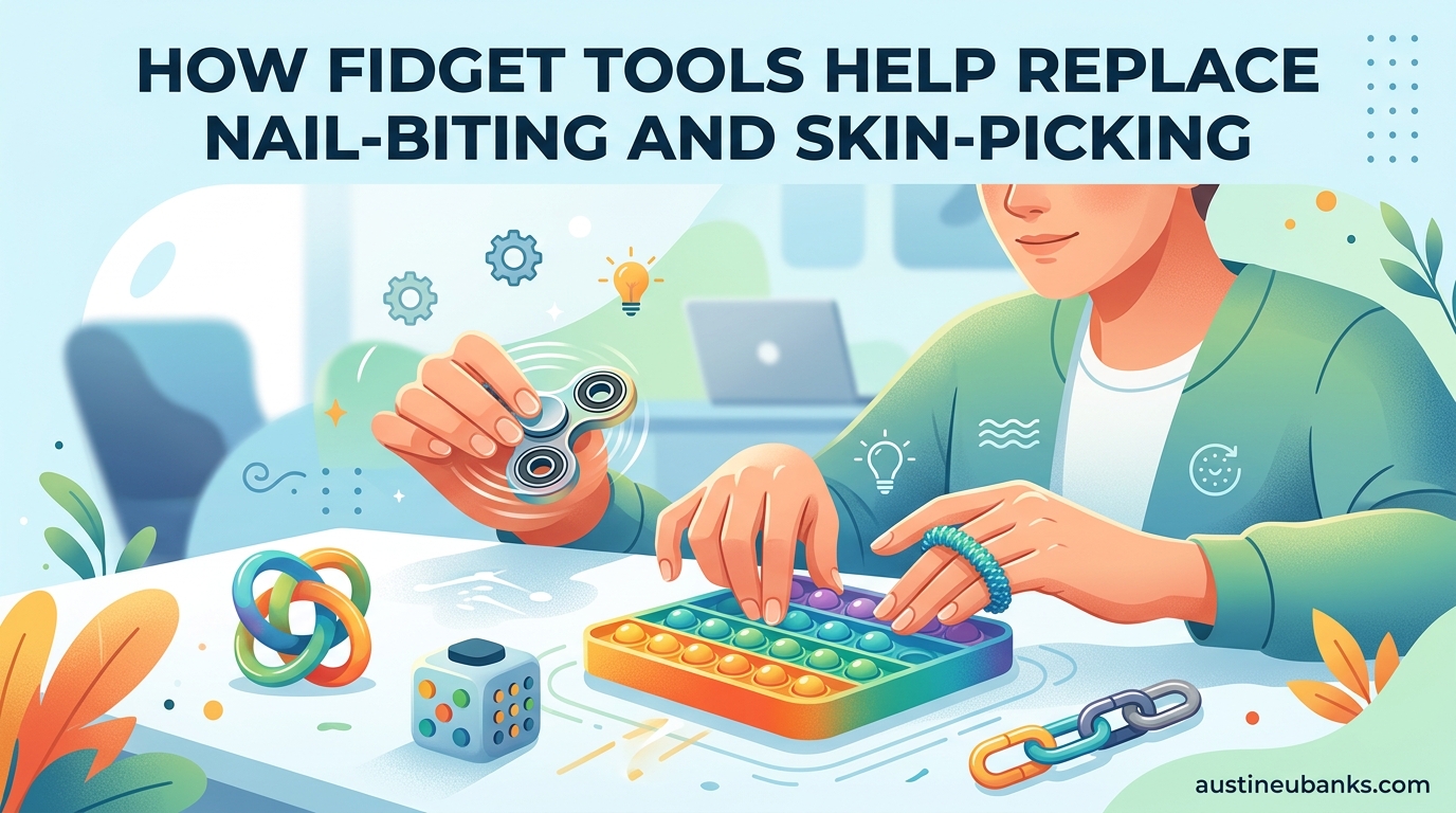 How Fidget Tools Help Replace Nail-Biting and Skin-Picking