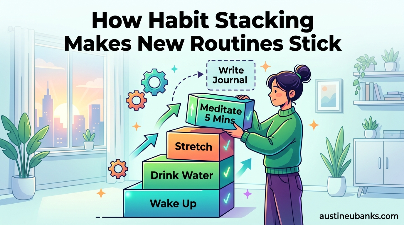 How Habit Stacking Makes New Routines Stick