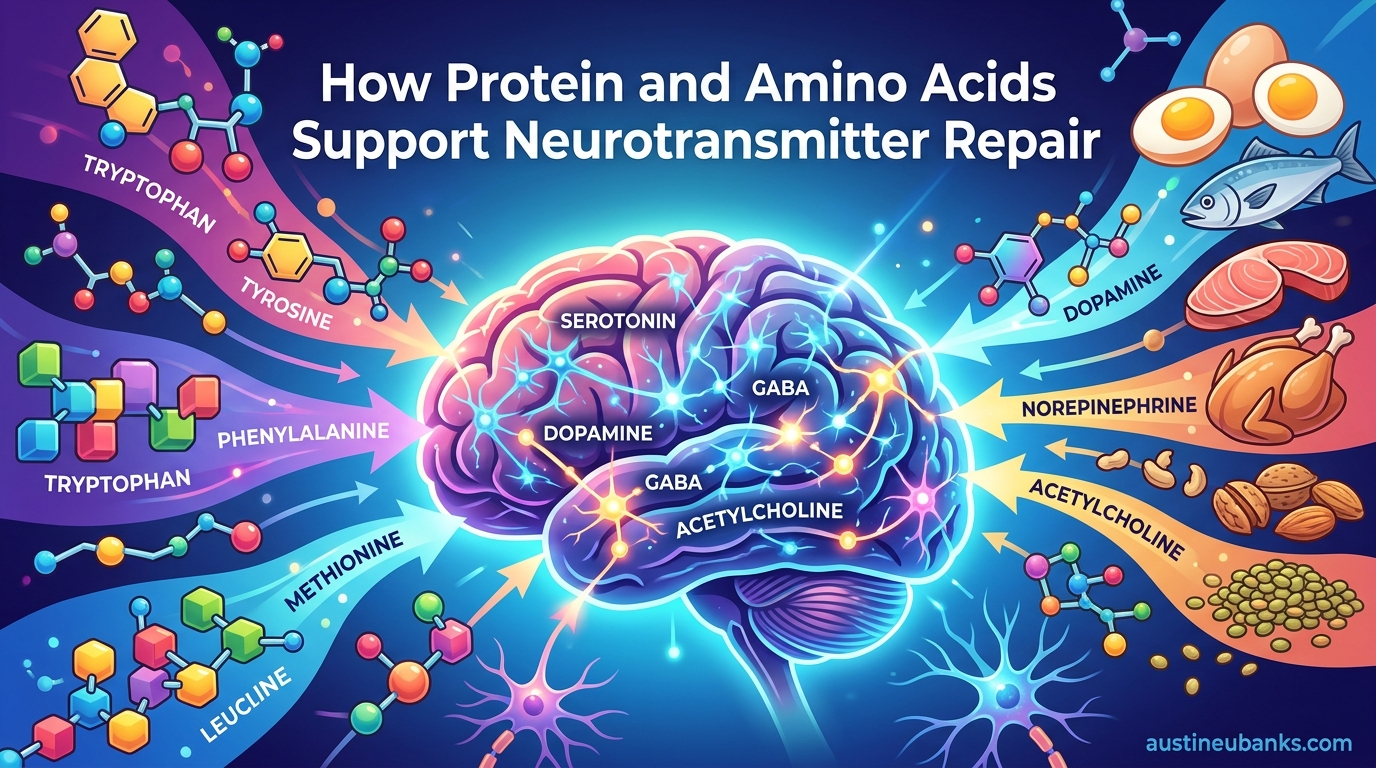 How Protein and Amino Acids Support Neurotransmitter Repair