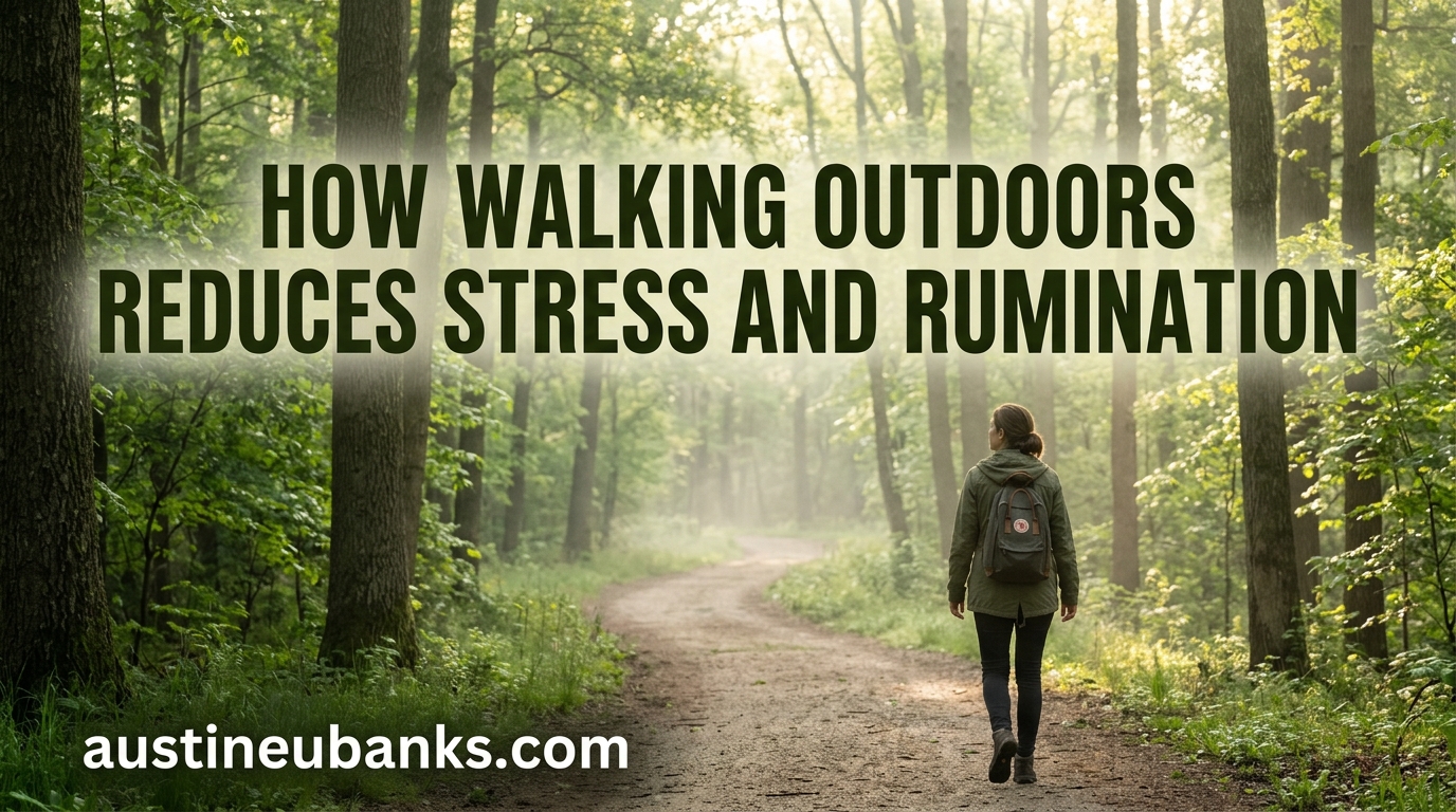 How Walking Outdoors Reduces Stress and Rumination