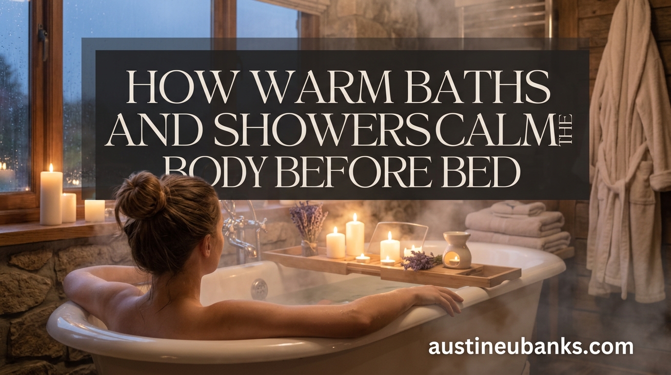 How Warm Baths and Showers Calm the Body Before Bed