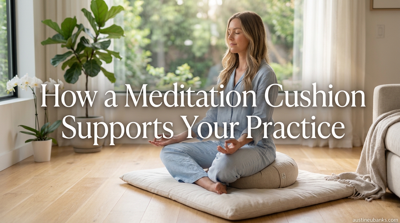 How a Meditation Cushion Supports Your Practice