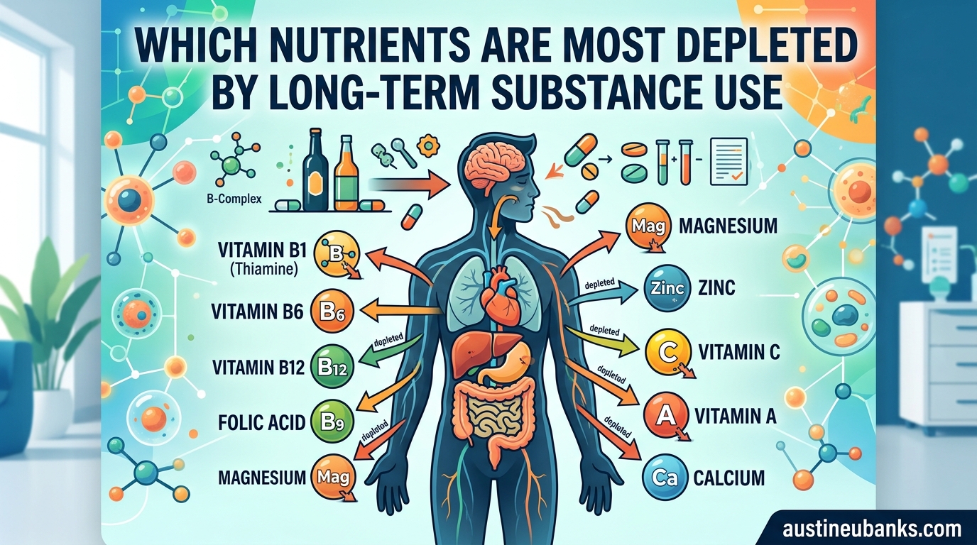 Which Nutrients Are Most Depleted by Long-Term Substance Use