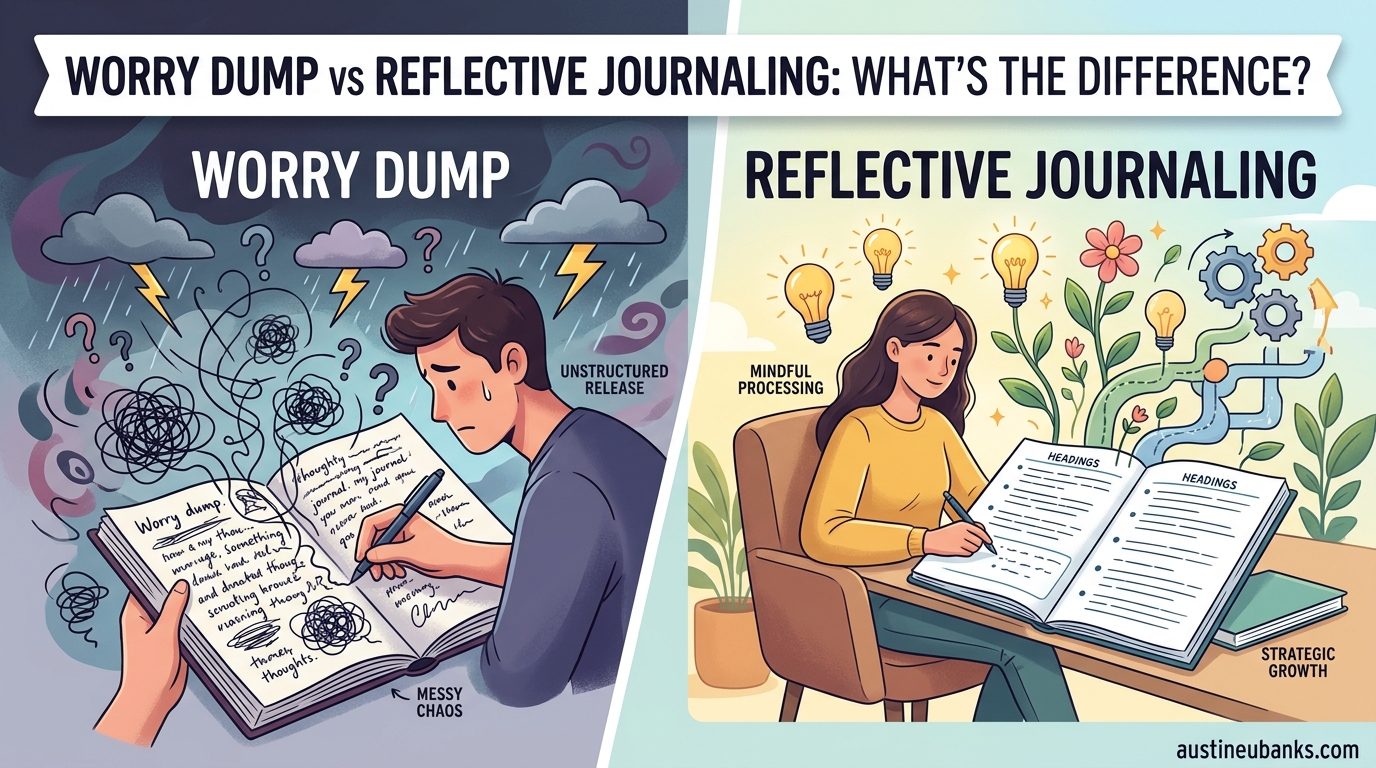Worry Dump vs Reflective Journaling What's the Difference