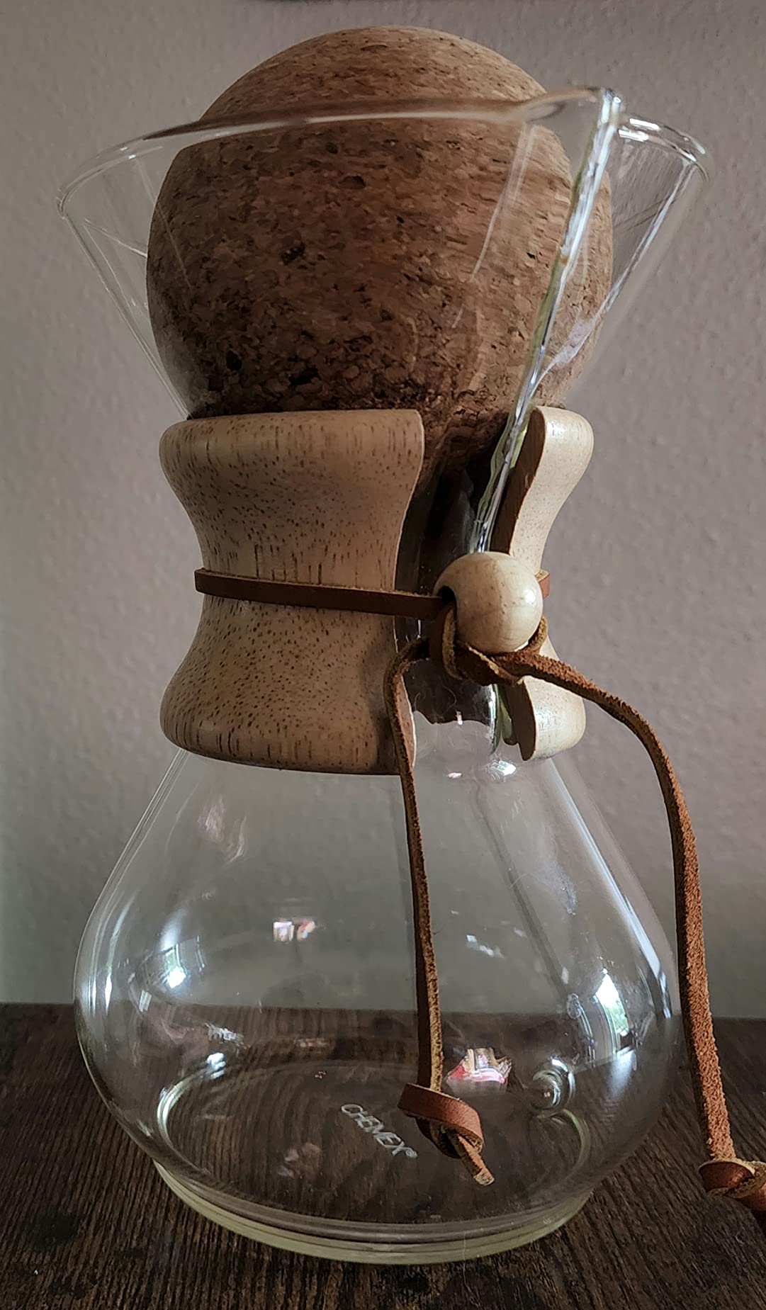 Chemex Pour-Over Glass Coffeemaker - Classic Series - 6-Cup - Exclusive Packaging customer photo 1