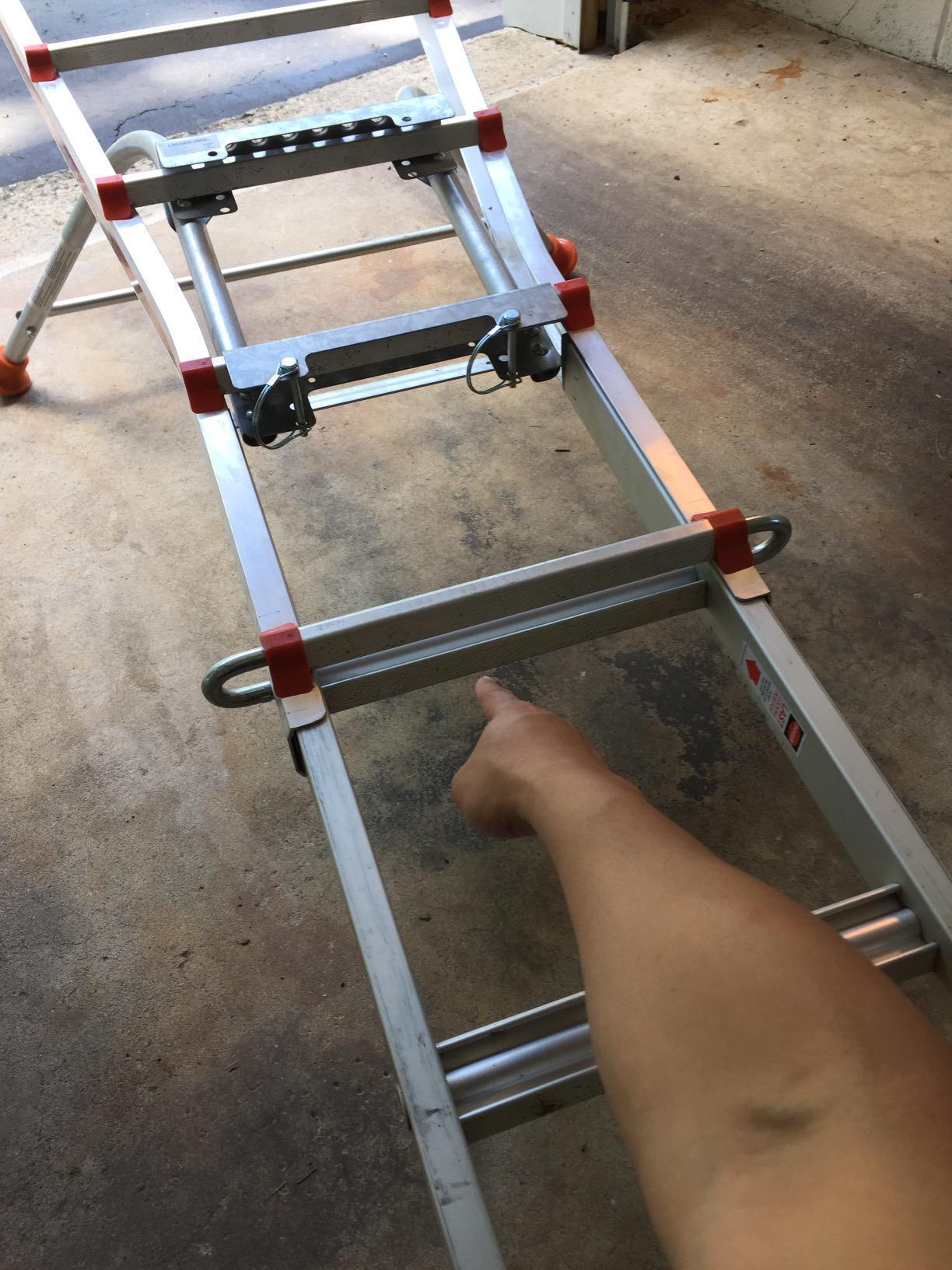 Ladder Stabilizer, American Made Heavy Duty Standoff Fits Most Ladders, Secure Roof and Wall Extension Accessory, Gutter Protection Tool, 25 Years Proven Safety, 5 Year Limited Warranty customer photo 2