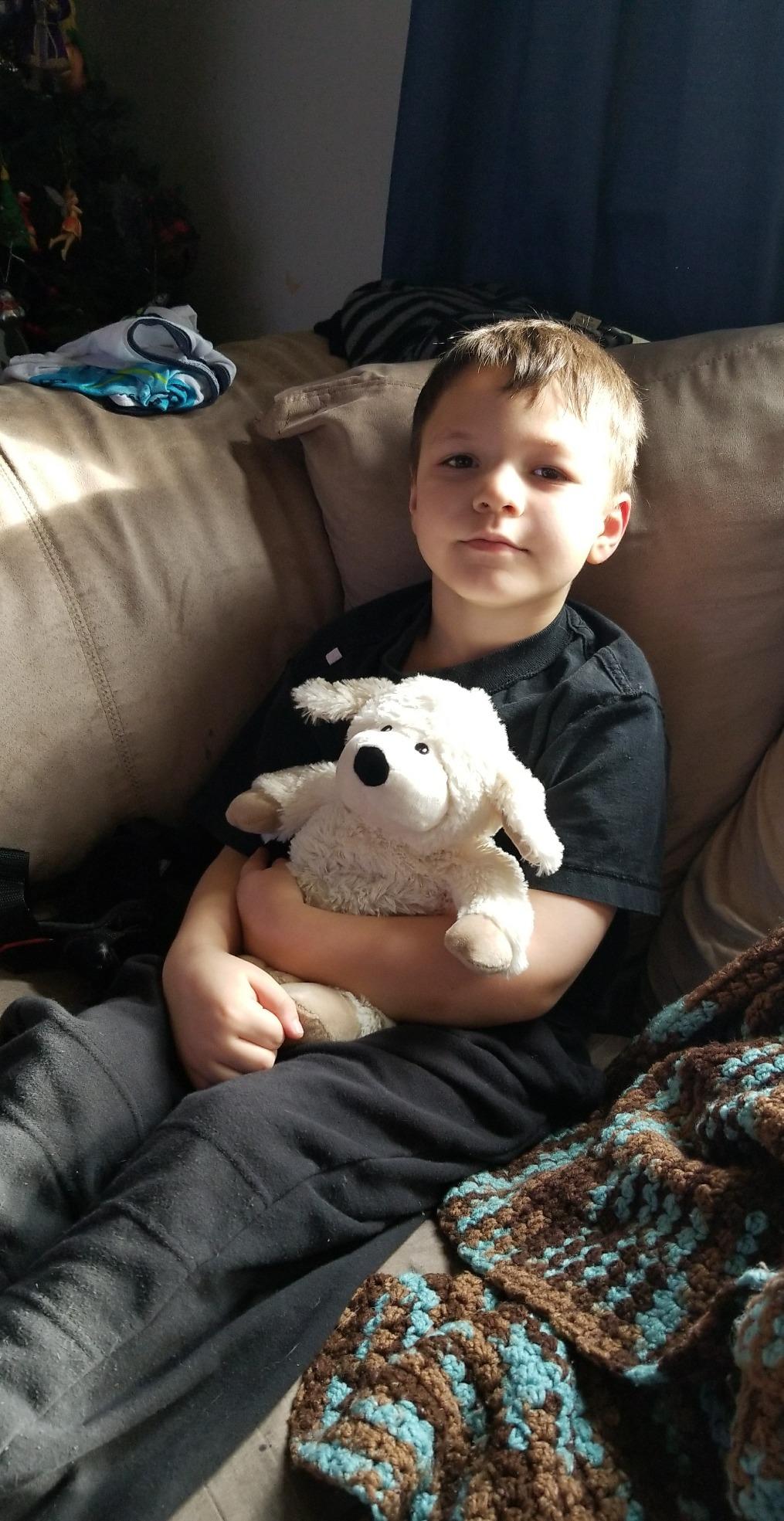 Warmies Microwavable Stuffed Animal, Sheep, French Lavender Scented Plush | Heatable, Weighted customer photo 1