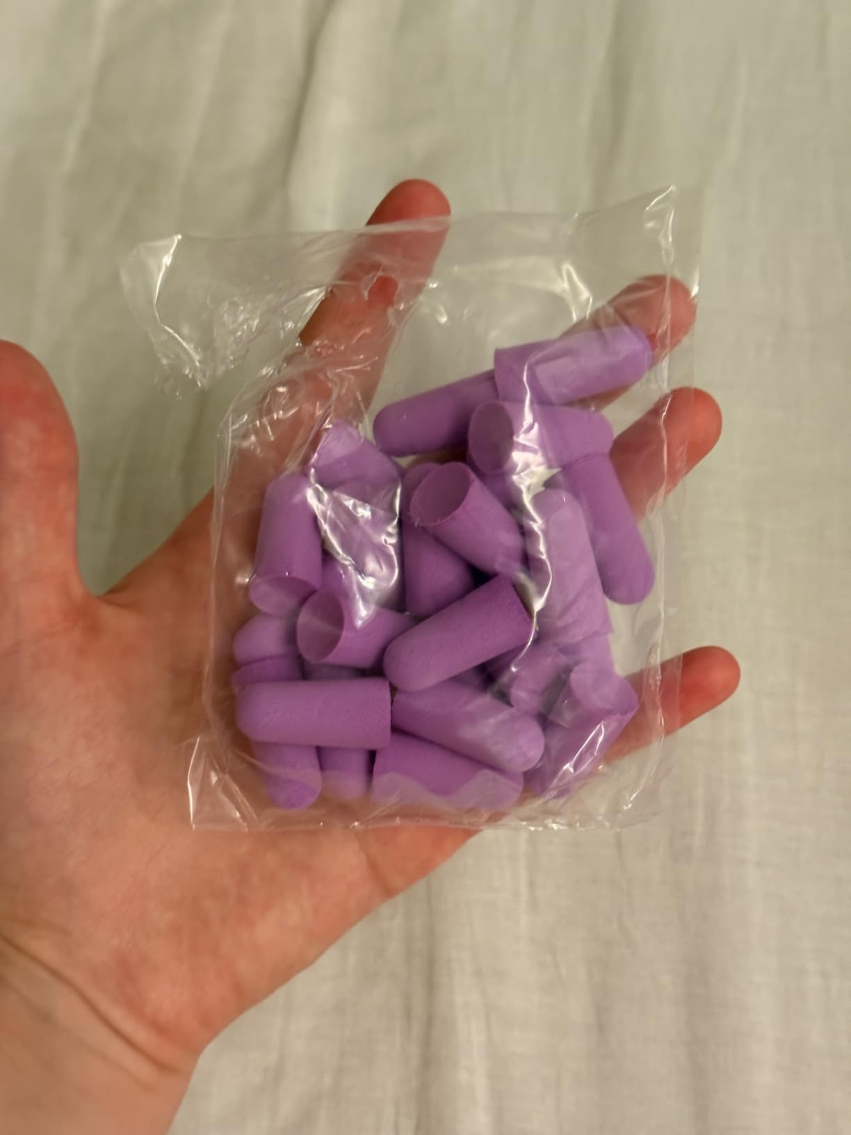 Flents Protechs Quiet Time Foam Ear Plugs, NRR 33, 10 Pair, Purple | Reusable Foam Ear Plugs for Sleeping, Snoring, Loud Noise, Traveling, Concerts, Construction, Studying, Work & Shooting customer photo 1