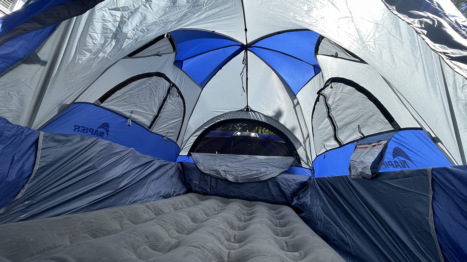 Napier Sportz Truck Tent | Pickup Truck Bed Camping Tent | Full Rainfly for Water Protection | Sturdy and Spacious 2-Person Truck Tent | Easy 15-Minute Setup | Blue/Gray customer photo 1