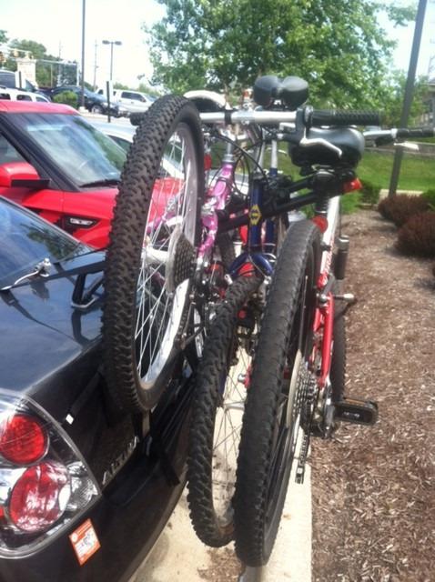 Allen Sports Premier 2-Bike Trunk Rack, Model S102, Black customer photo 2
