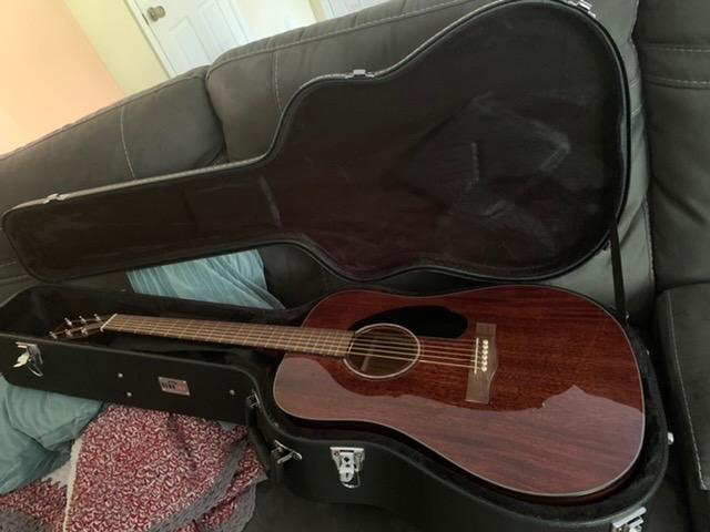 Fender CD-60S Solid Top Dreadnought Acoustic Guitar - All Mahogany Bundle with Hard Case, Tuner, Strap, Strings, Picks, and Austin Bazaar Instructional DVD customer photo 1