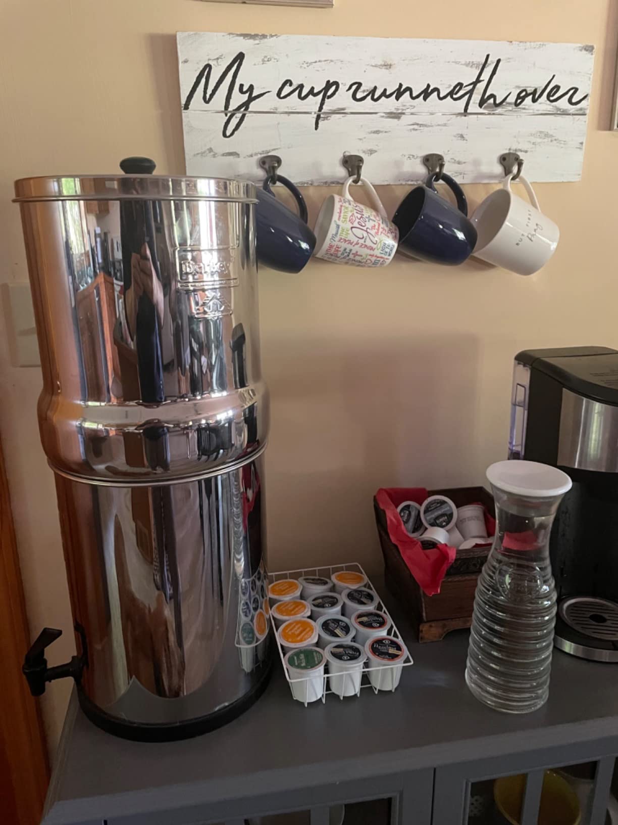 Royal Berkey 3.25 Gal Gravity Water Filter System with BB9-2 Filters | Includes 2 Black Berkey Elements, Easy-to-Assemble Stainless Steel Countertop Water Filtration System for Everyday Use customer photo 2
