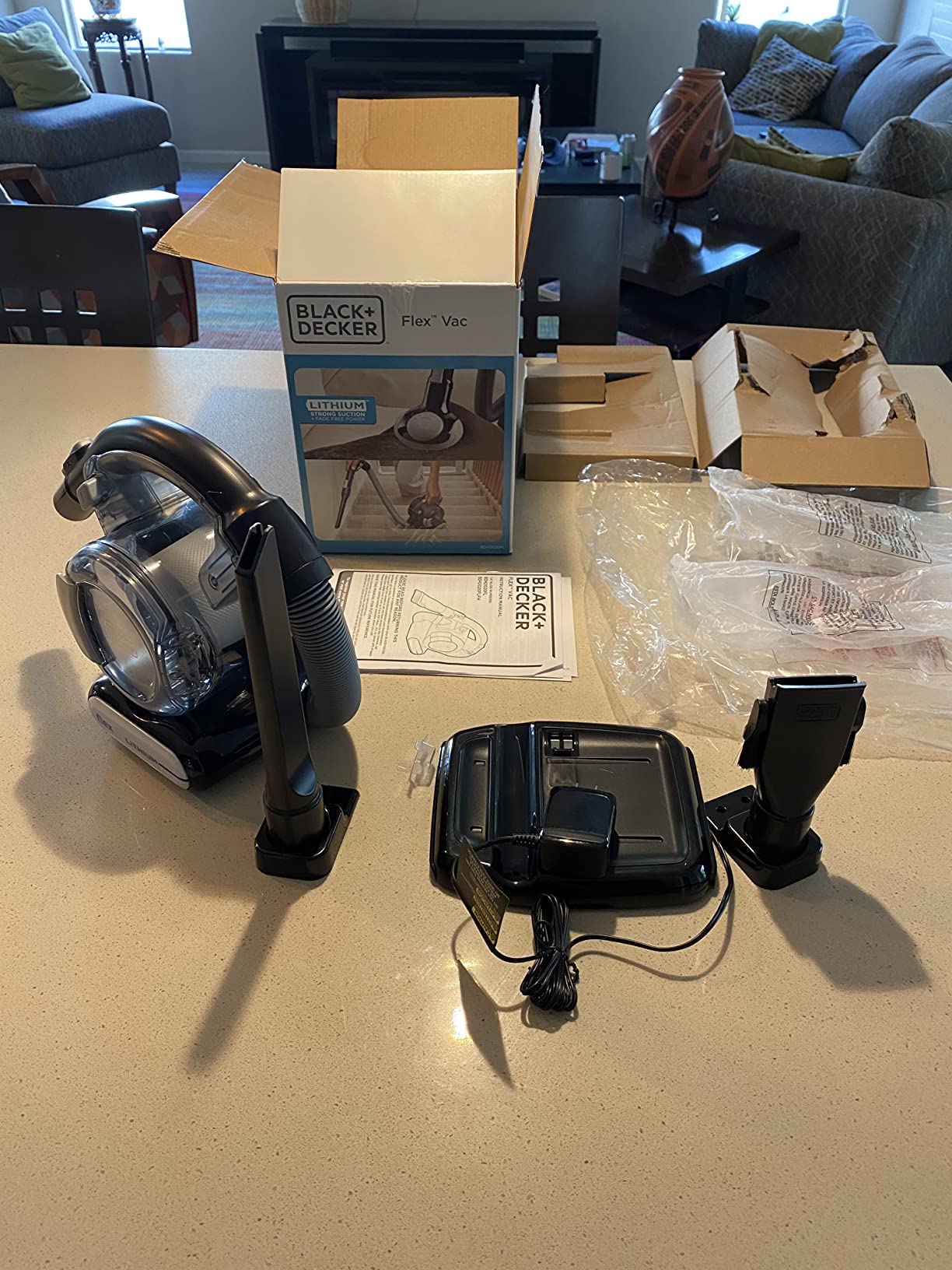 Black+Decker dustbuster FLEX Cordless Handheld Vacuum, Home, Pet and Car Vacuum (BDH2020FL) customer photo 1