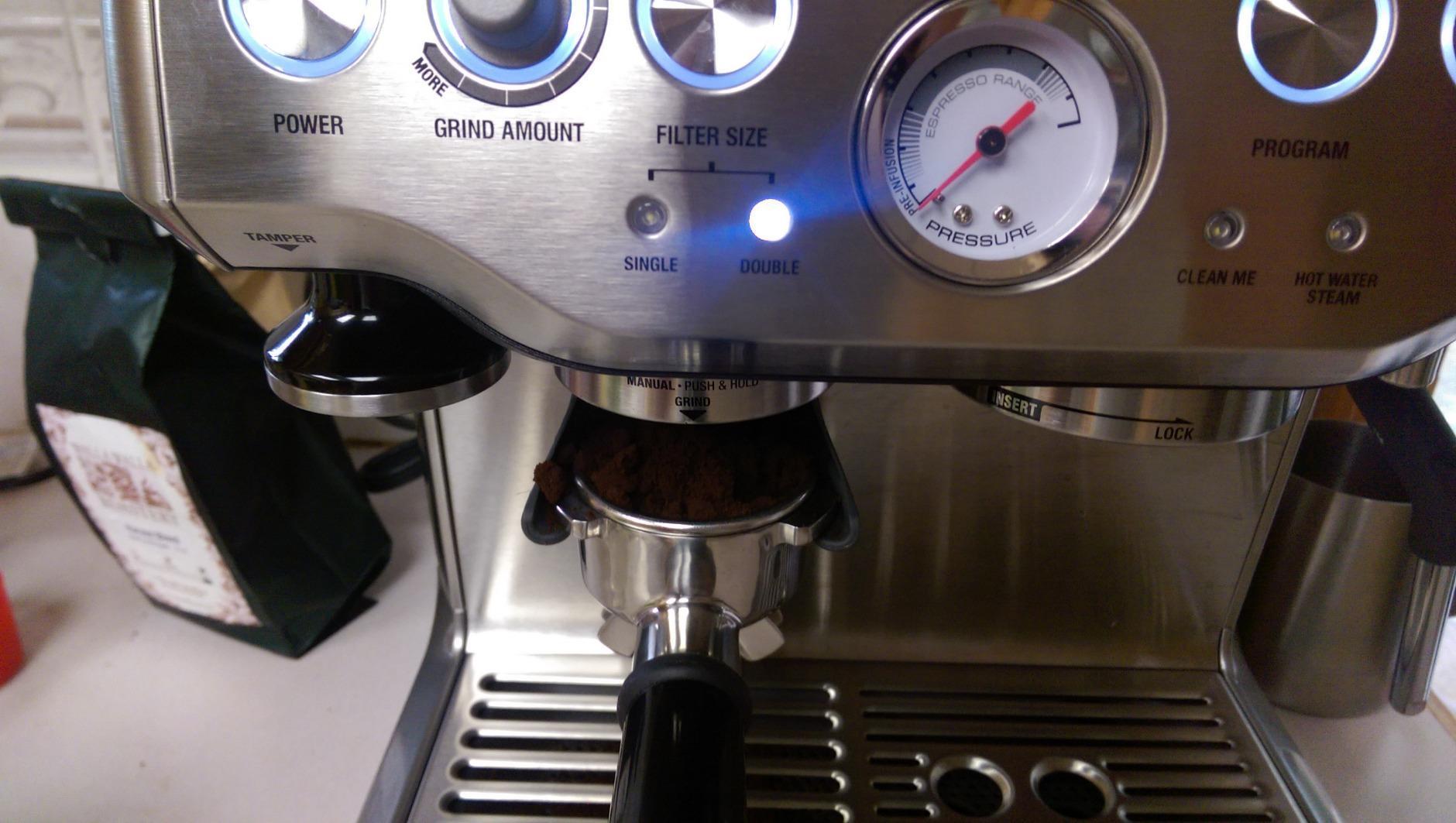 Breville BES870XL Barista Express Espresso Machine, Brushed Stainless Steel customer photo 2