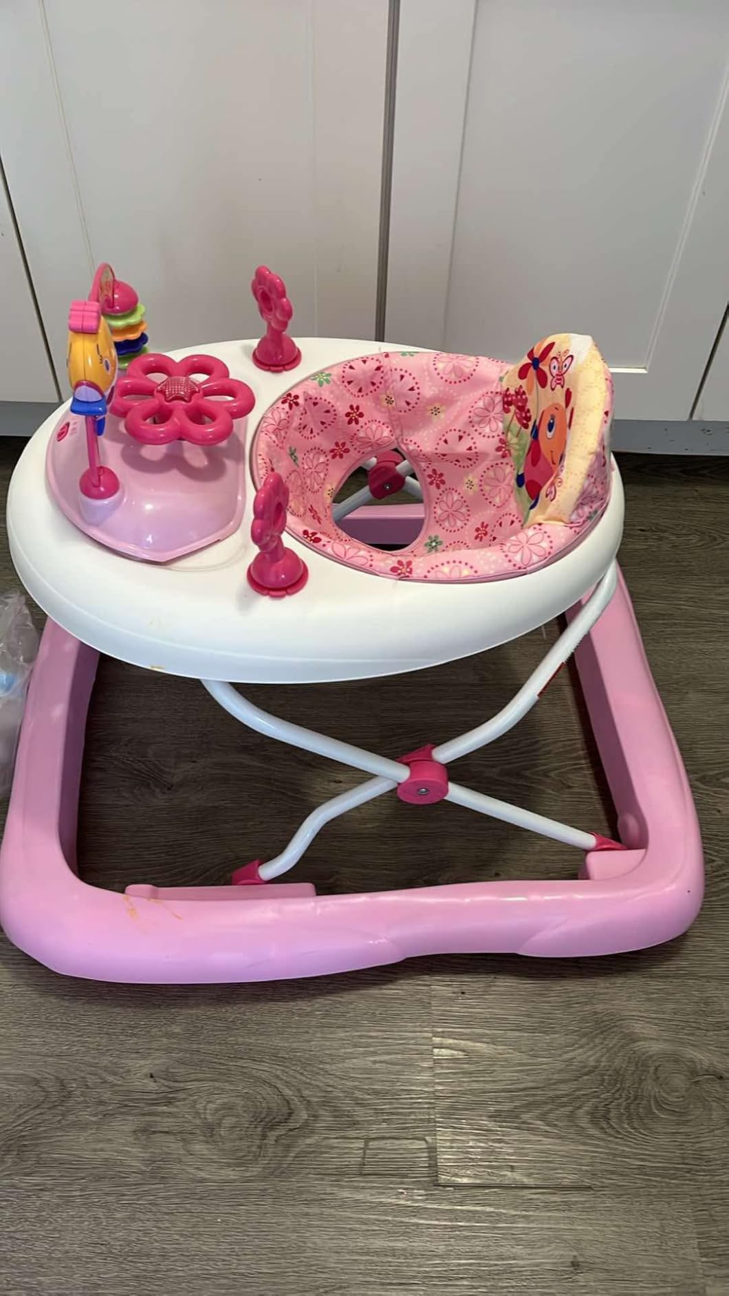 Bright Starts JuneBerry Walk-A-Bout Baby Walker and Entertainer, with Easy Fold Frame for Storage, Ages 6 Months + customer photo 1