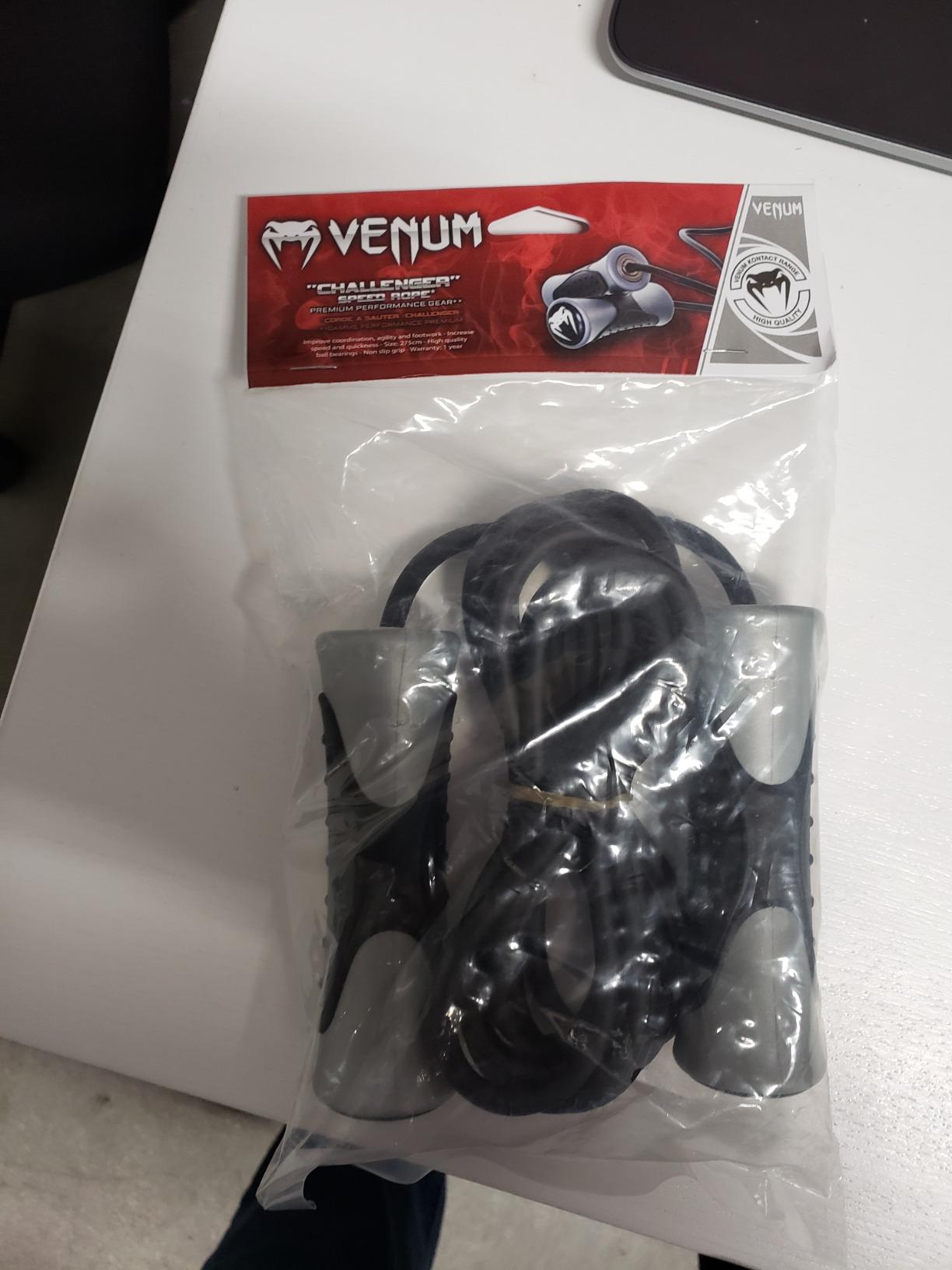 Venum Challenger Speed Jump Rope, Black customer photo 1