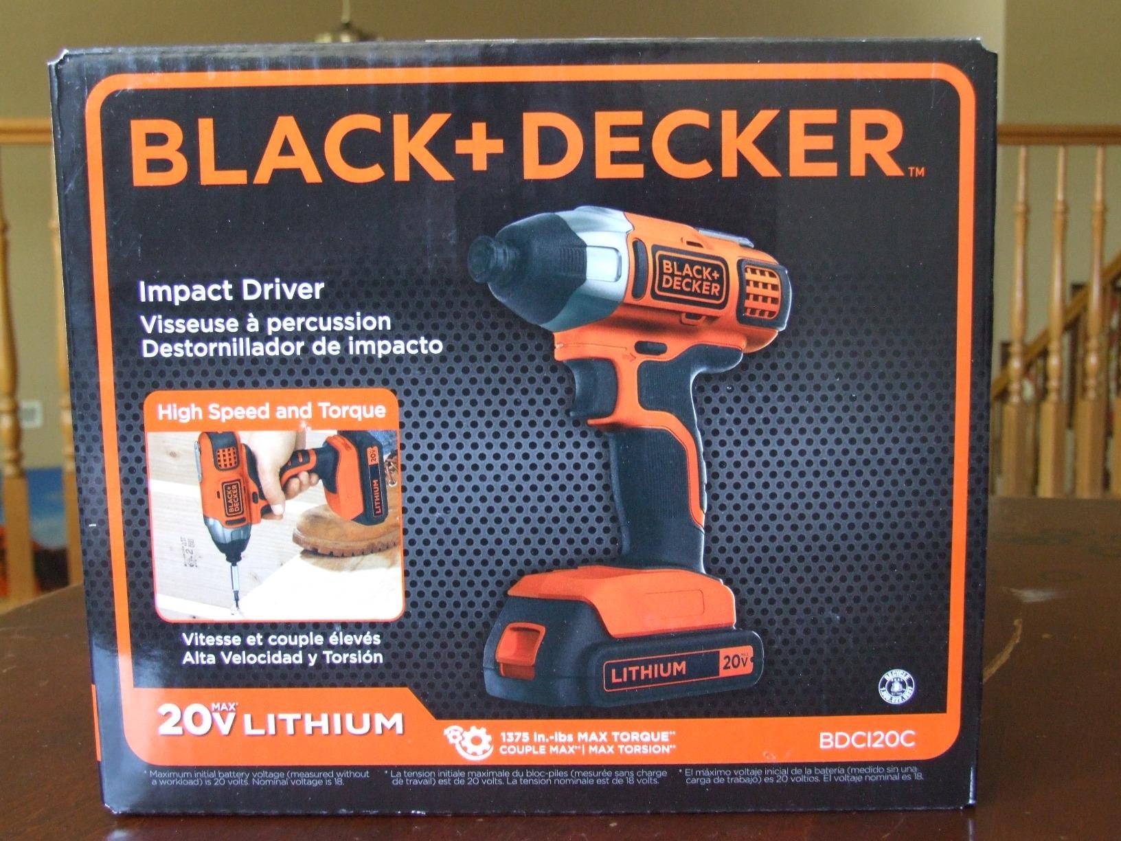 BLACK+DECKER 20V MAX POWERCONNECT 1/4 in. Cordless Impact Driver Kit (BDCI20C) customer photo 1