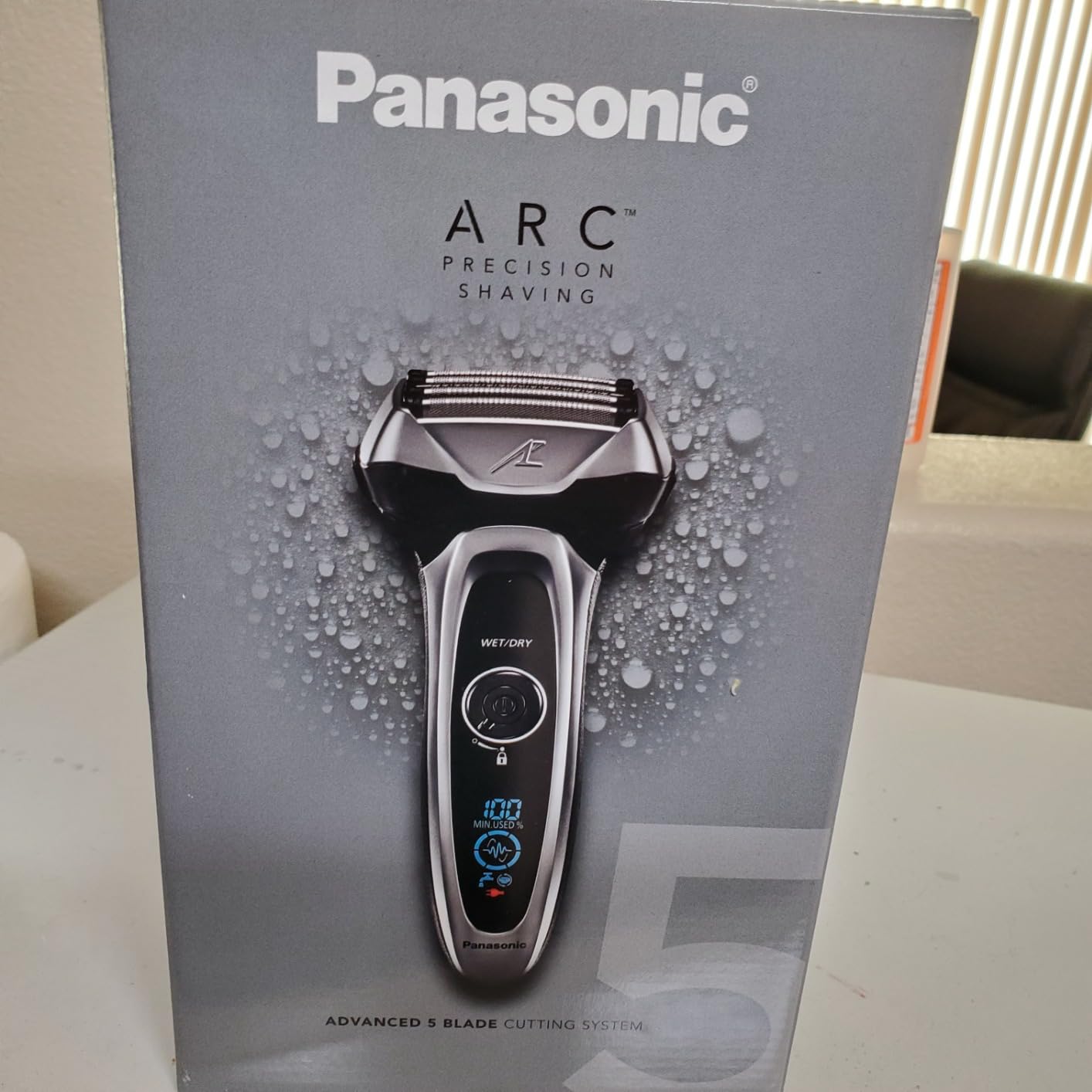 Panasonic ARC5 Electric Razor for Men with Pop-Up Trimmer, Wet/Dry 5-Blade Electric Shaver with Intelligent Shave Sensor and Multi-Flex Pivoting Head, ES-LV65-S (Silver) customer photo 1