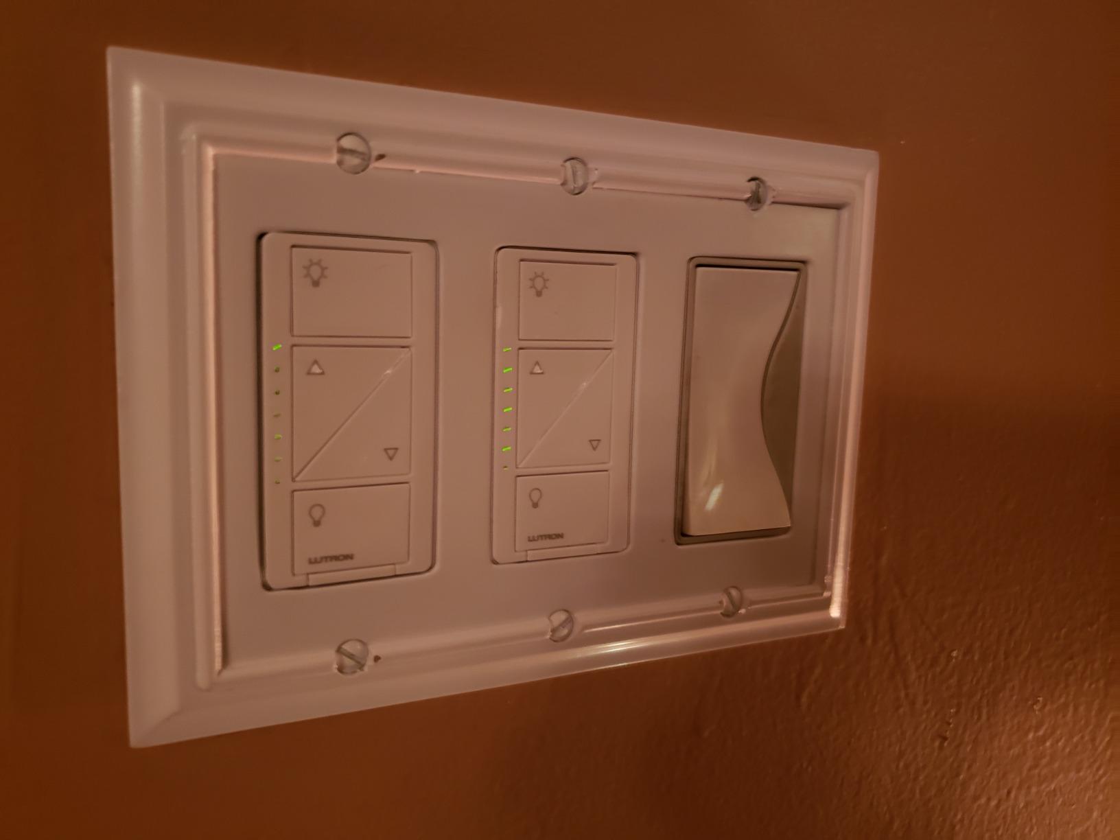Lutron Caseta Smart Dimmer Switch (Smart Hub Required), No Neutral Required | For Caseta Systems, for Dimmable LED Lights, 150 Watt, Single-Pole/3-Way, PD-6WCL-WH, White customer photo 2