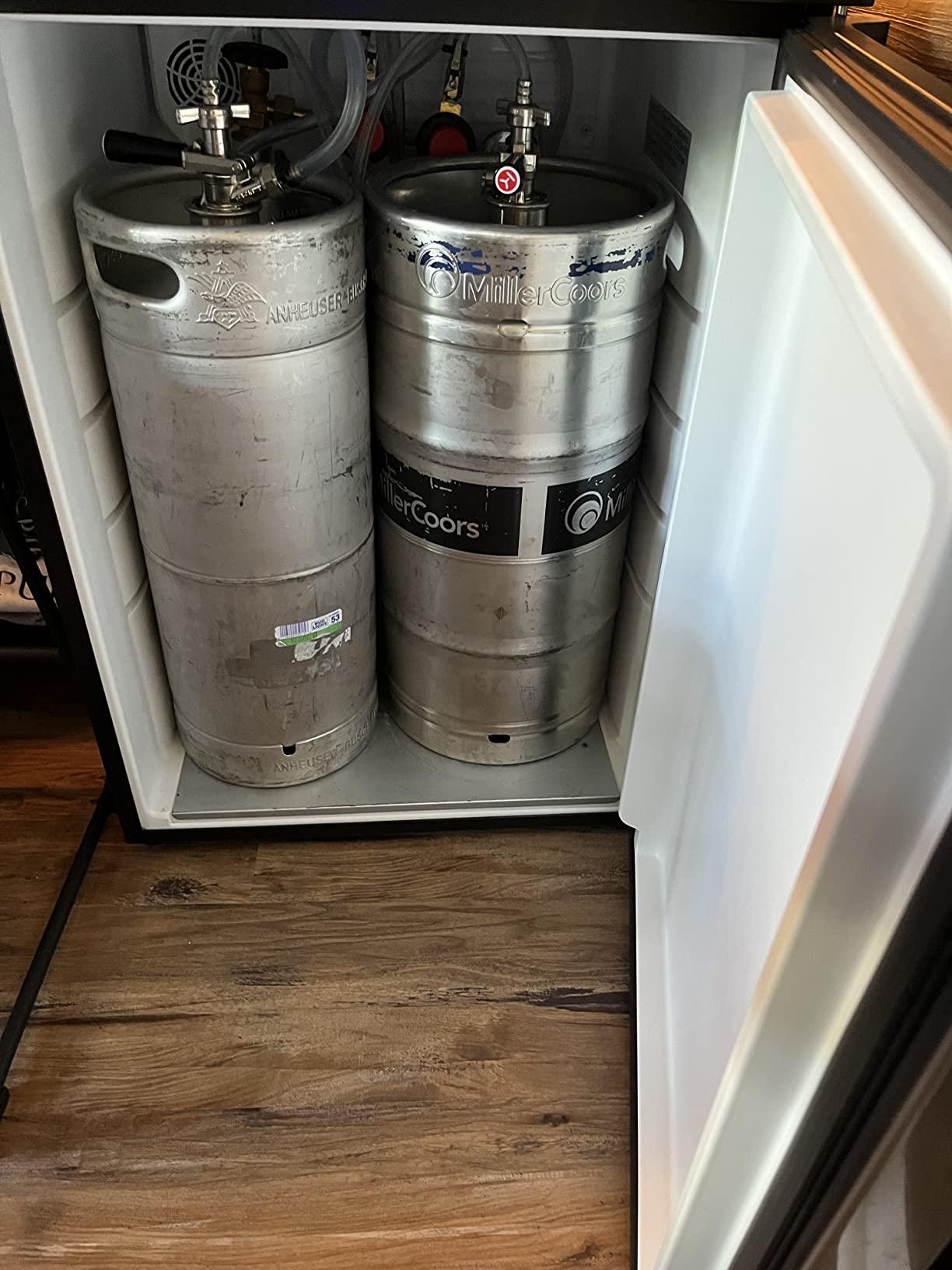 EdgeStar KC3000TWIN Full Size Dual Tap Kegerator with Digital Display - Black customer photo 2