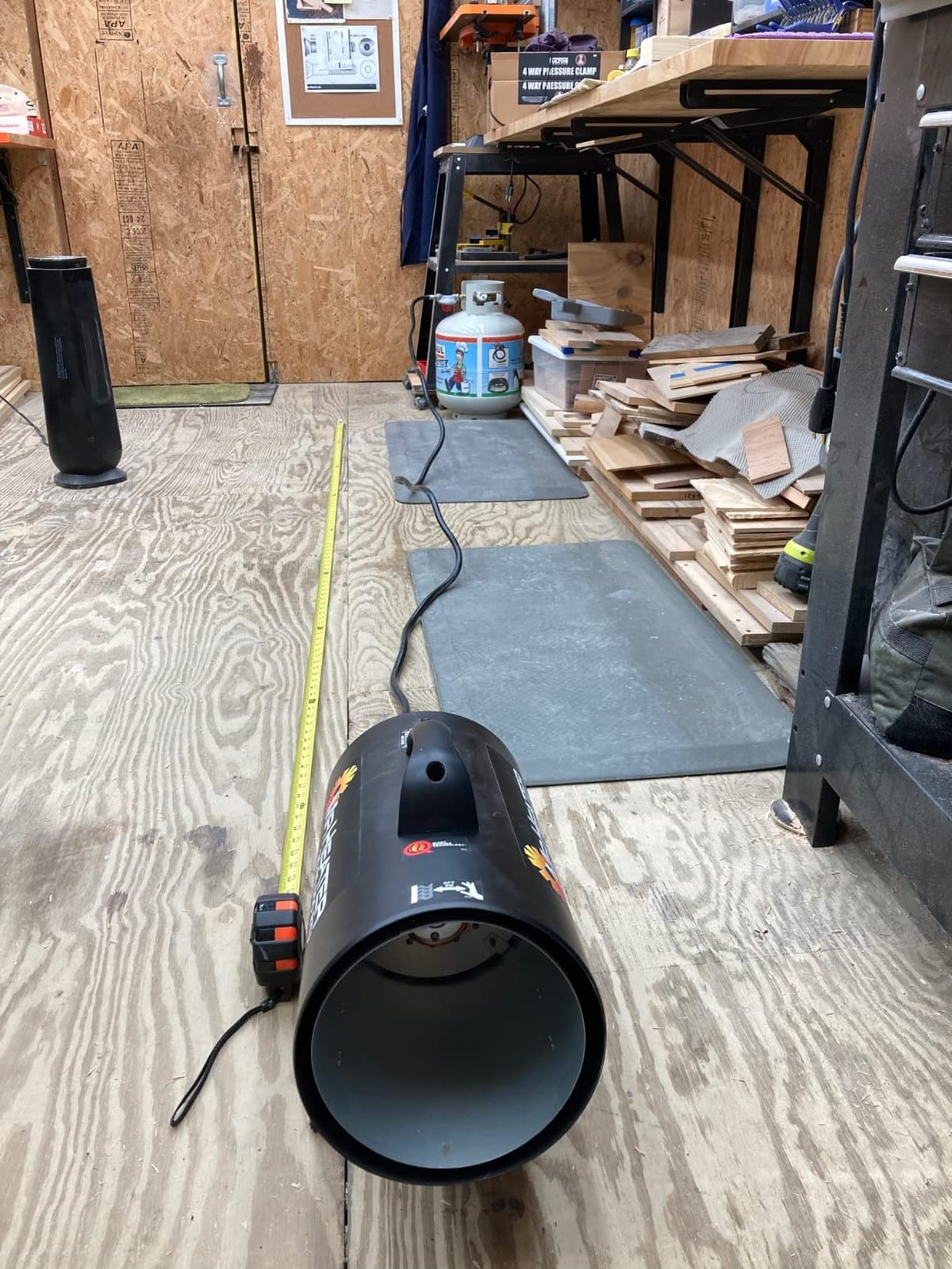 Mr. Heater 60,000 BTU Quiet Burner Technology Forced Air Propane Heater customer photo 1