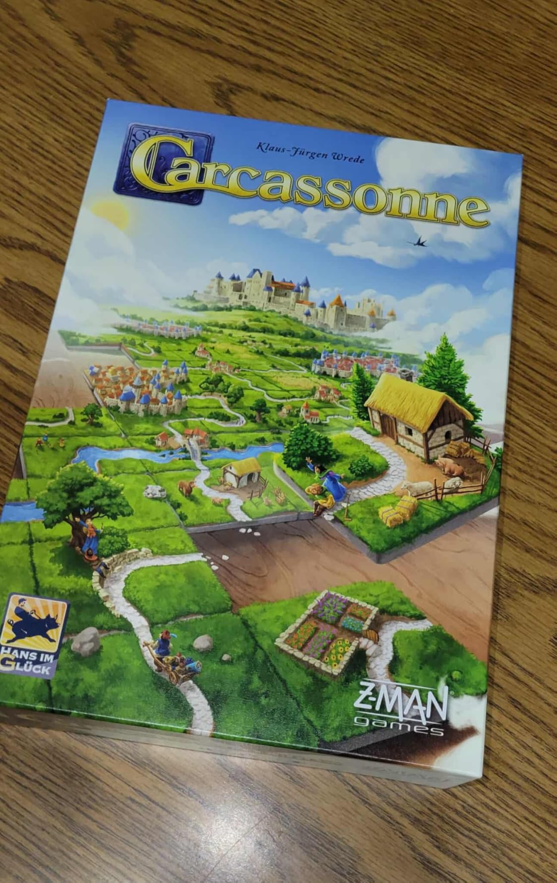 Carcassonne Tile Placement Strategy Board Game, 2-5 Players, 35 Min | For tile fans, build a medieval landscape, Meeple placement adds strategy each turn, Randomized tiles keep games different customer photo 2