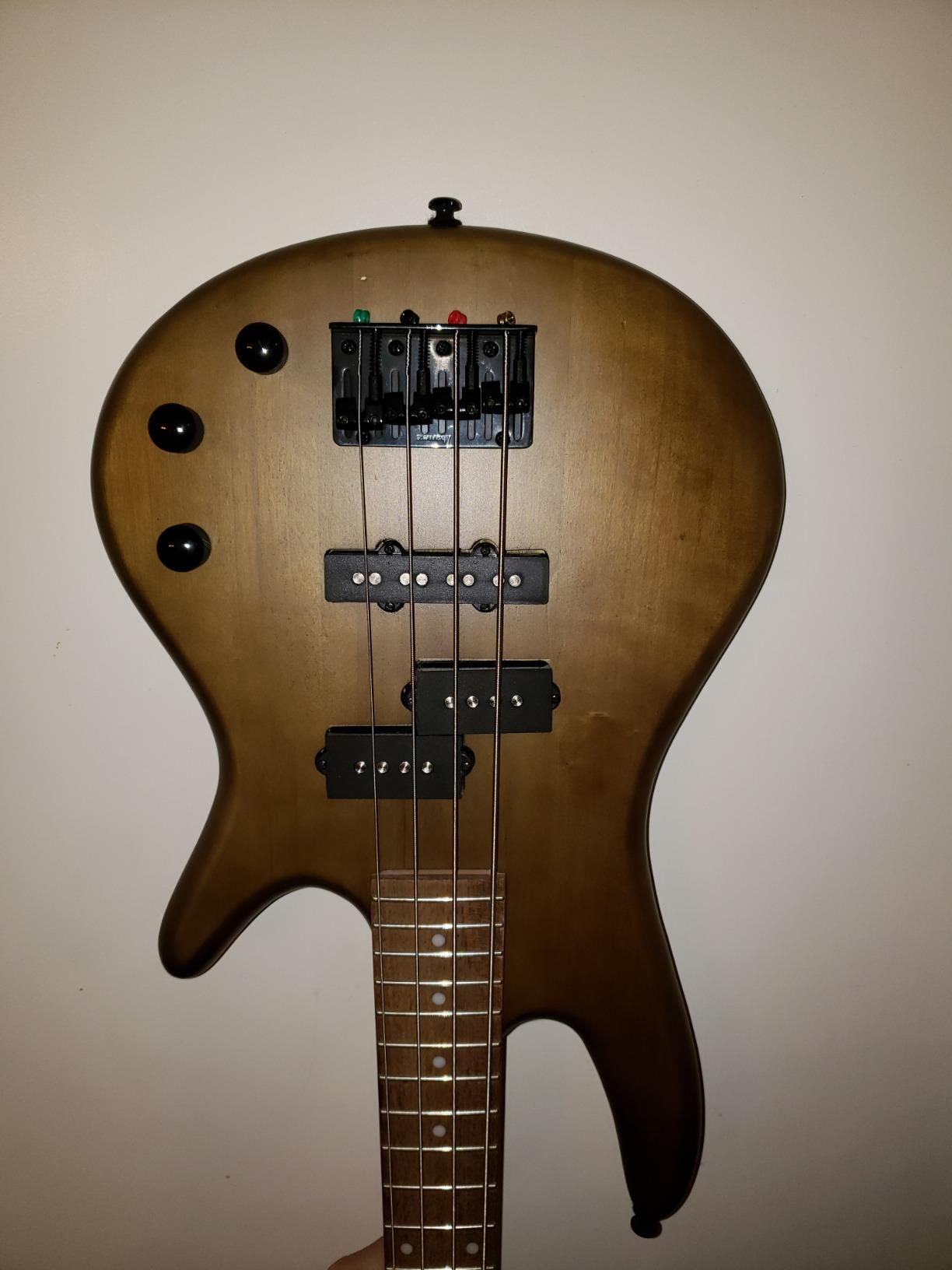 Ibanez GSRM20BWNF MiKro - Walnut Flat | Short-scale electric bass customer photo 2