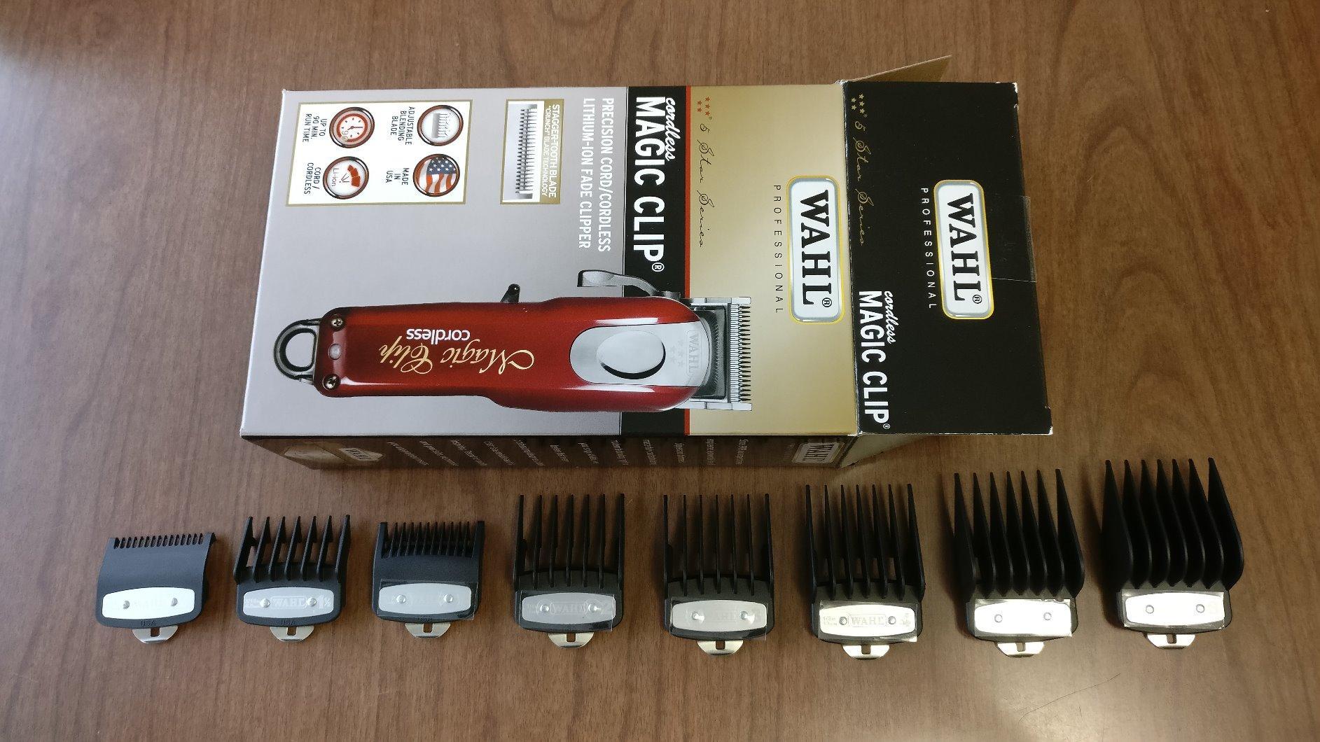 Wahl Professional 5 Star Magic Clip Cordless Clipper, Stagger-Tooth Blade | Seamless Blends & Fades with 100+ Min Lithium-Ion Runtime, Includes 8 Cutting Guides, Oil & Cleaning Brush customer photo 2