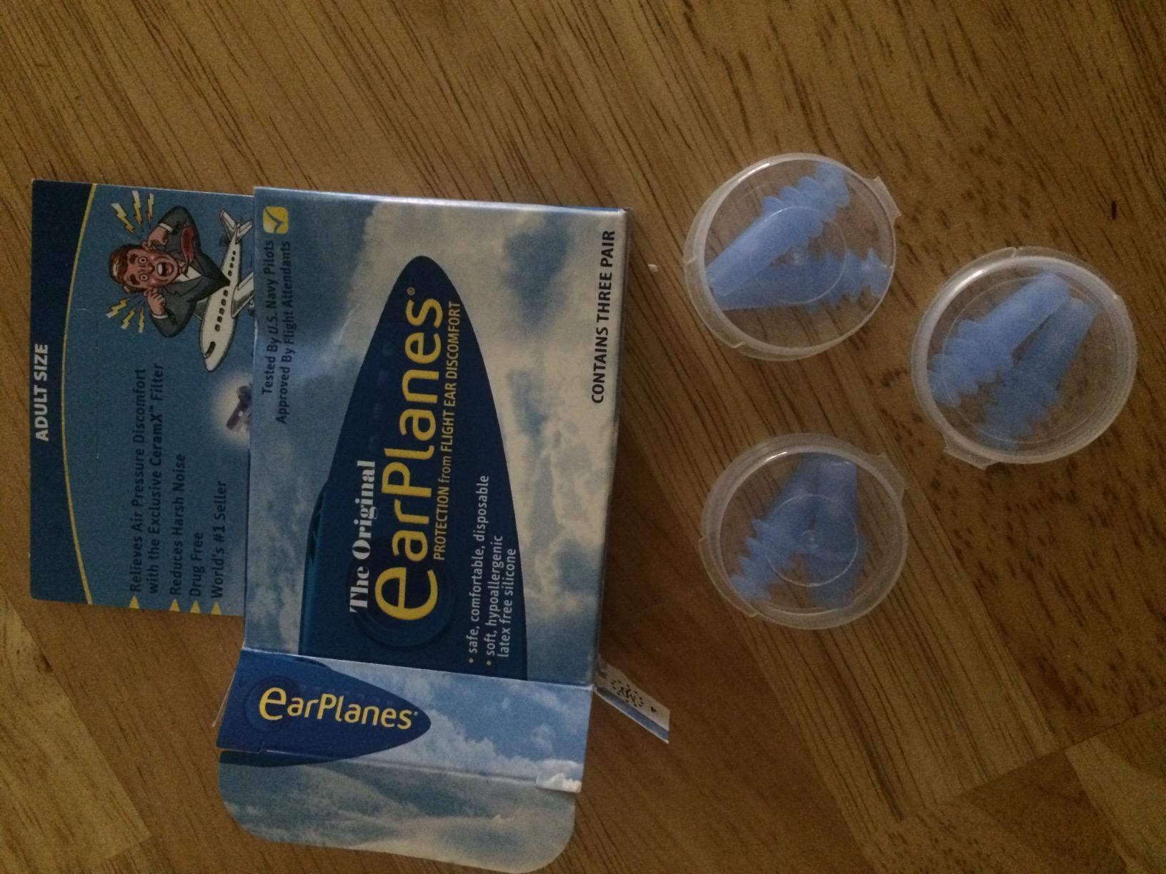 Original Adult EarPlanes by Cirrus Healthcare Earplugs Airplane Travel Ear Protection (1 Pair) customer photo 1