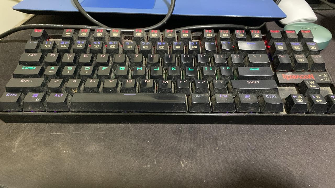 Redragon K552 Mechanical Keyboard, LED Gaming Keyboard with Red Switches | 87-Key TKL Compact, Anti-Ghosting, Metal Frame for PC Gaming & Typing, Beginner-Friendly, Redragon Classic Gaming Keyboard customer photo 2