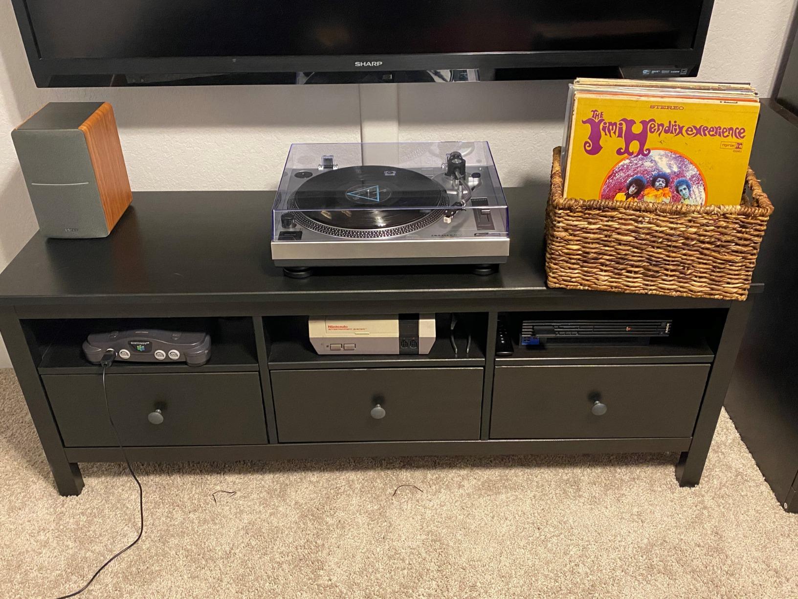 Crosley C100A-SI Record Player, Silver - 2-Speed Turntable with Audio-Technica ATN3600L Cartridge customer photo 1