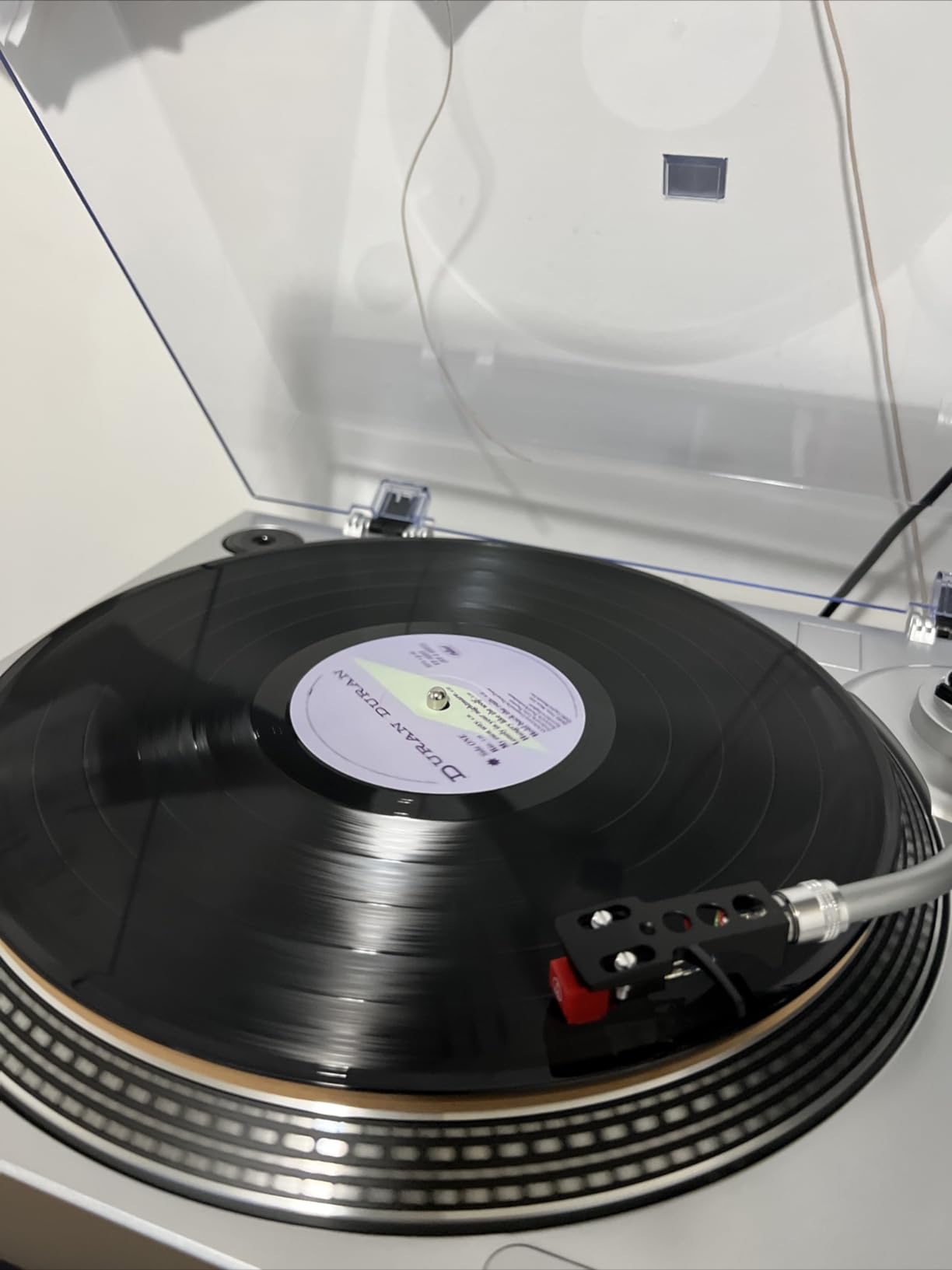 Crosley C100A-SI Record Player, Silver - 2-Speed Turntable with Audio-Technica ATN3600L Cartridge customer photo 2
