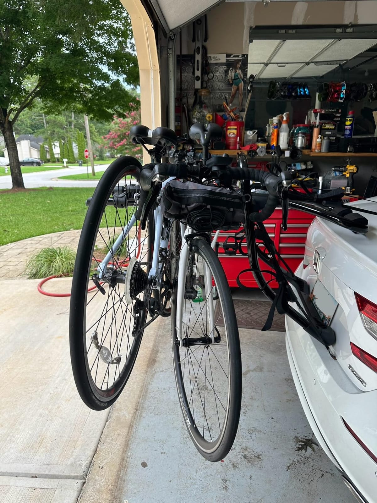 Yakima FullBack 3 Premium Trunk Bike Rack, Holds 3 Bikes, Tool-Free Installation, SuperCush ZipStrips, Foldable Arms, SKS Locks, Bottle Opener customer photo 1