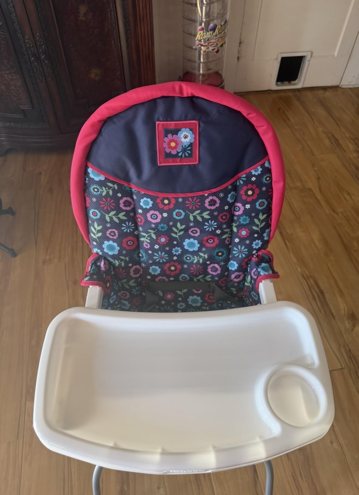 Cosco Kids Highchair for Baby, Simple Foldable High Chair, Convenient, Lightweight, and Compact Design, Flower Garden customer photo 2