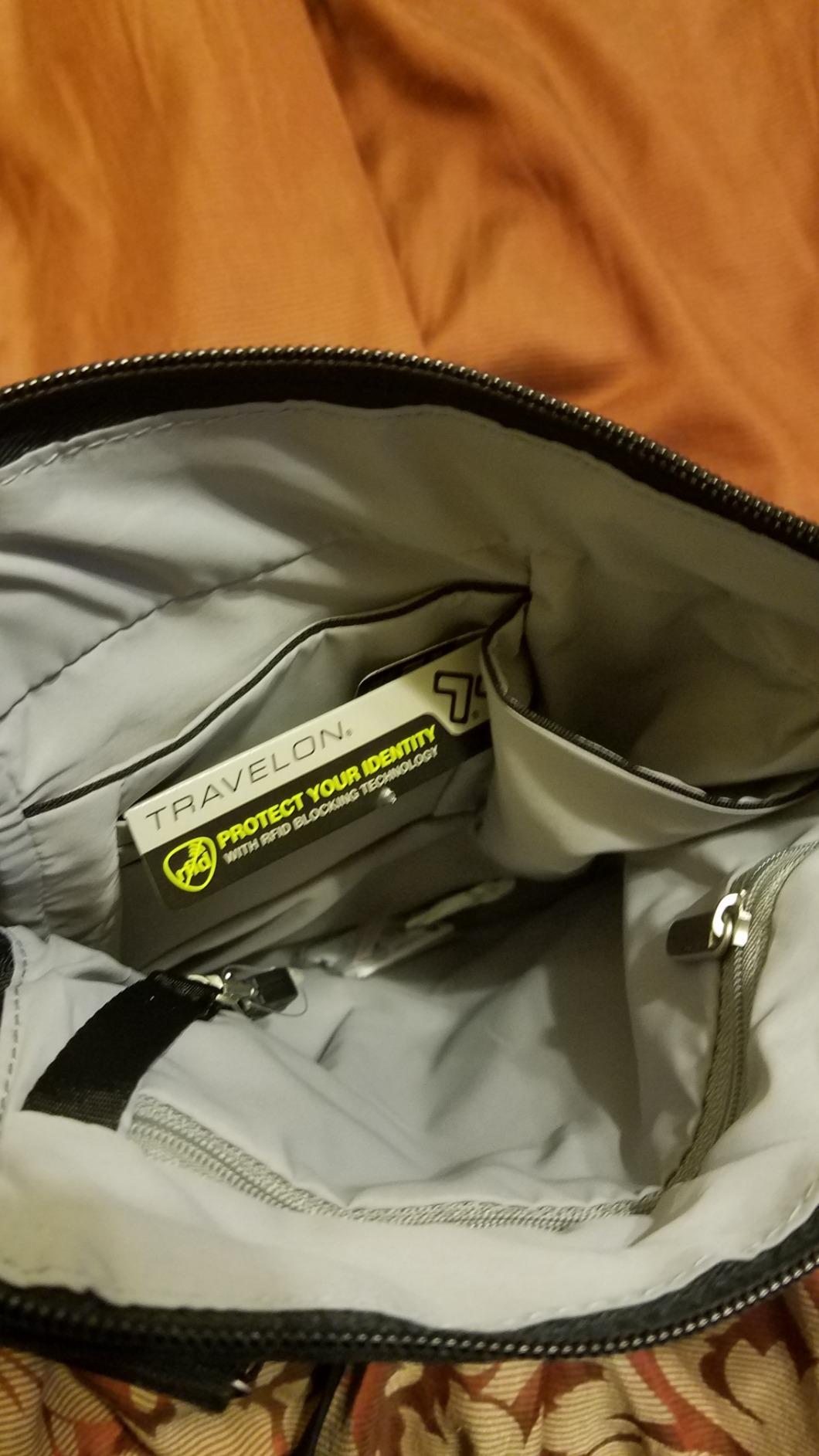 Travelon Anti-theft Classic Slim Double Zip Crossbody customer photo 1