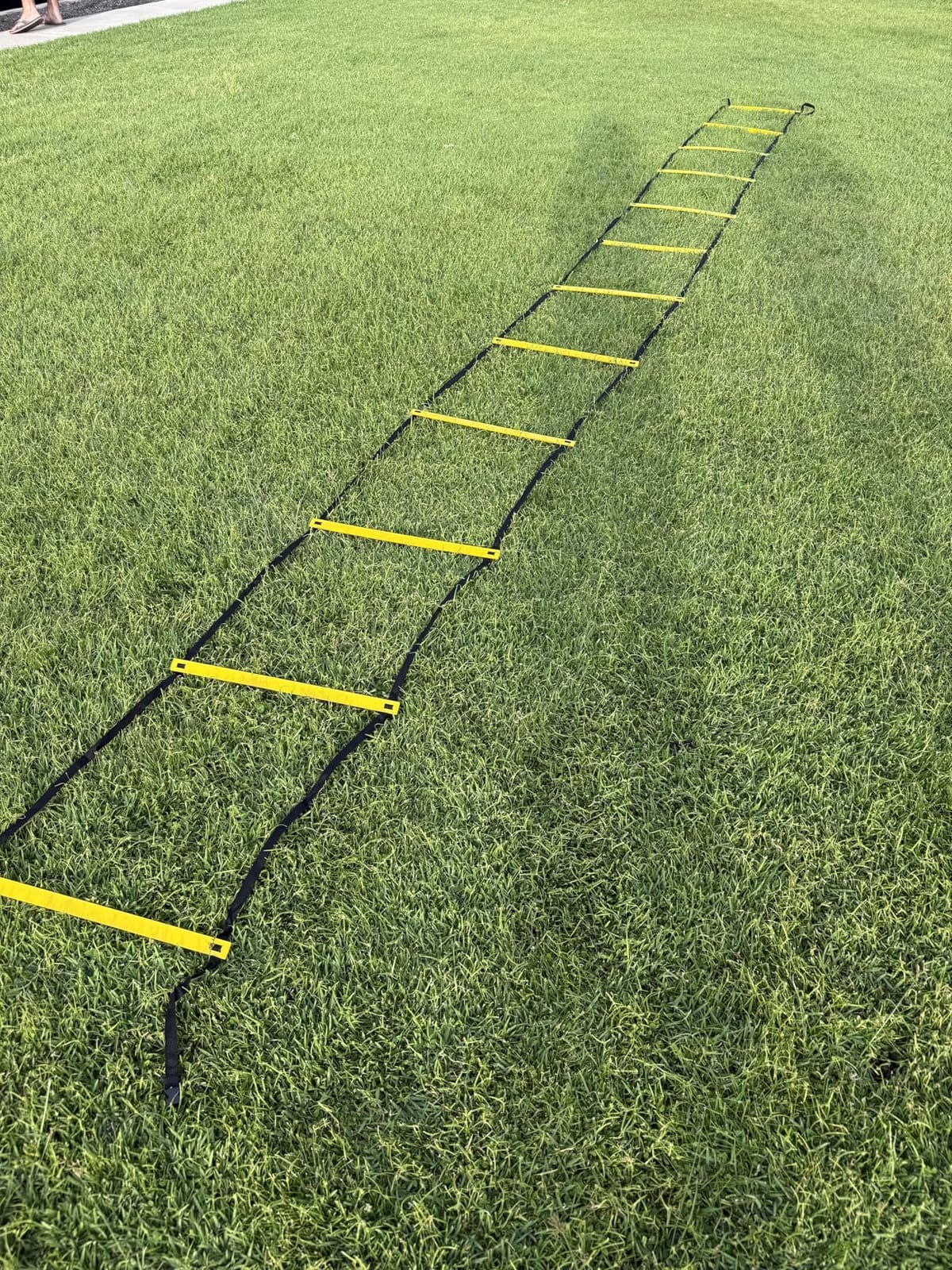 GHB Pro Agility Ladder Agility Training Ladder Speed 12 Rung 20ft with Carrying Bag customer photo 2
