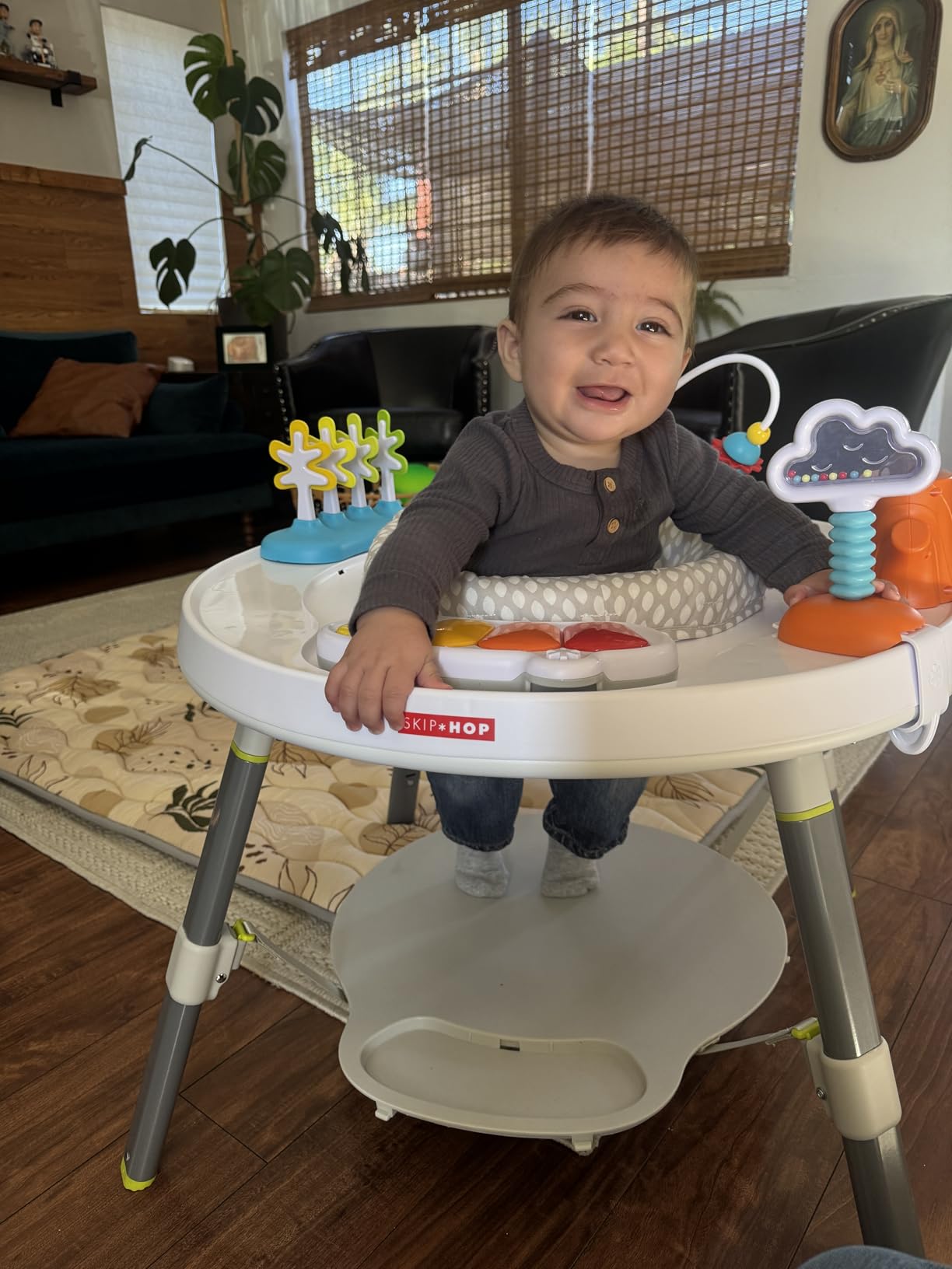 Skip Hop Baby Activity Center: Interactive Play Center with 3-Stage Grow-with-Me Functionality, 4mo+, Explore & More customer photo 1