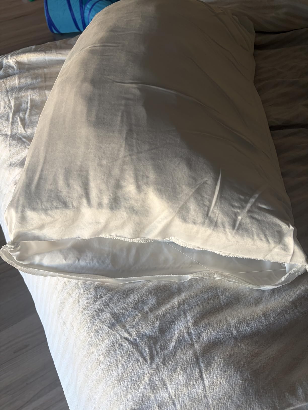 Slip Silk Queen Pillowcase, White | 100% Pure 22 Momme Mulberry Silk | Gentle on Hair & Skin | Anti-Aging, Anti-Bed Head, Anti-Sleep Crease | Queen Standard | Slipsilk Technology | All Hair Types customer photo 2